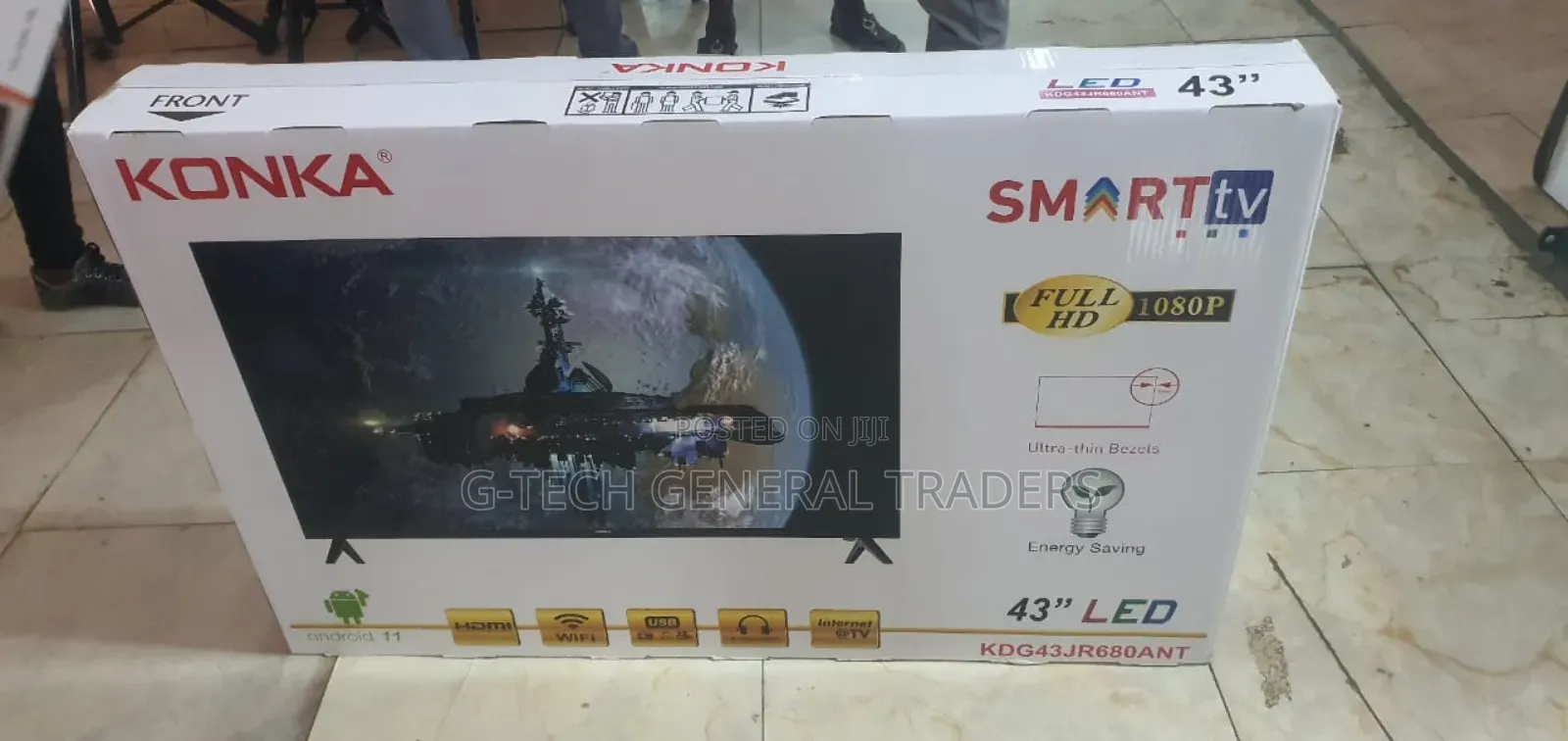 Tvs! 43inch FHD Smart Android Konka Tv