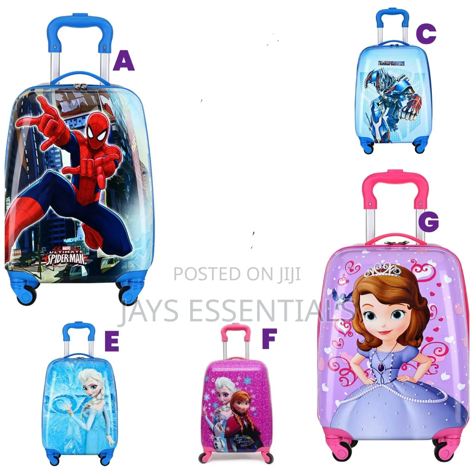 Cartoon Kids Suitcases