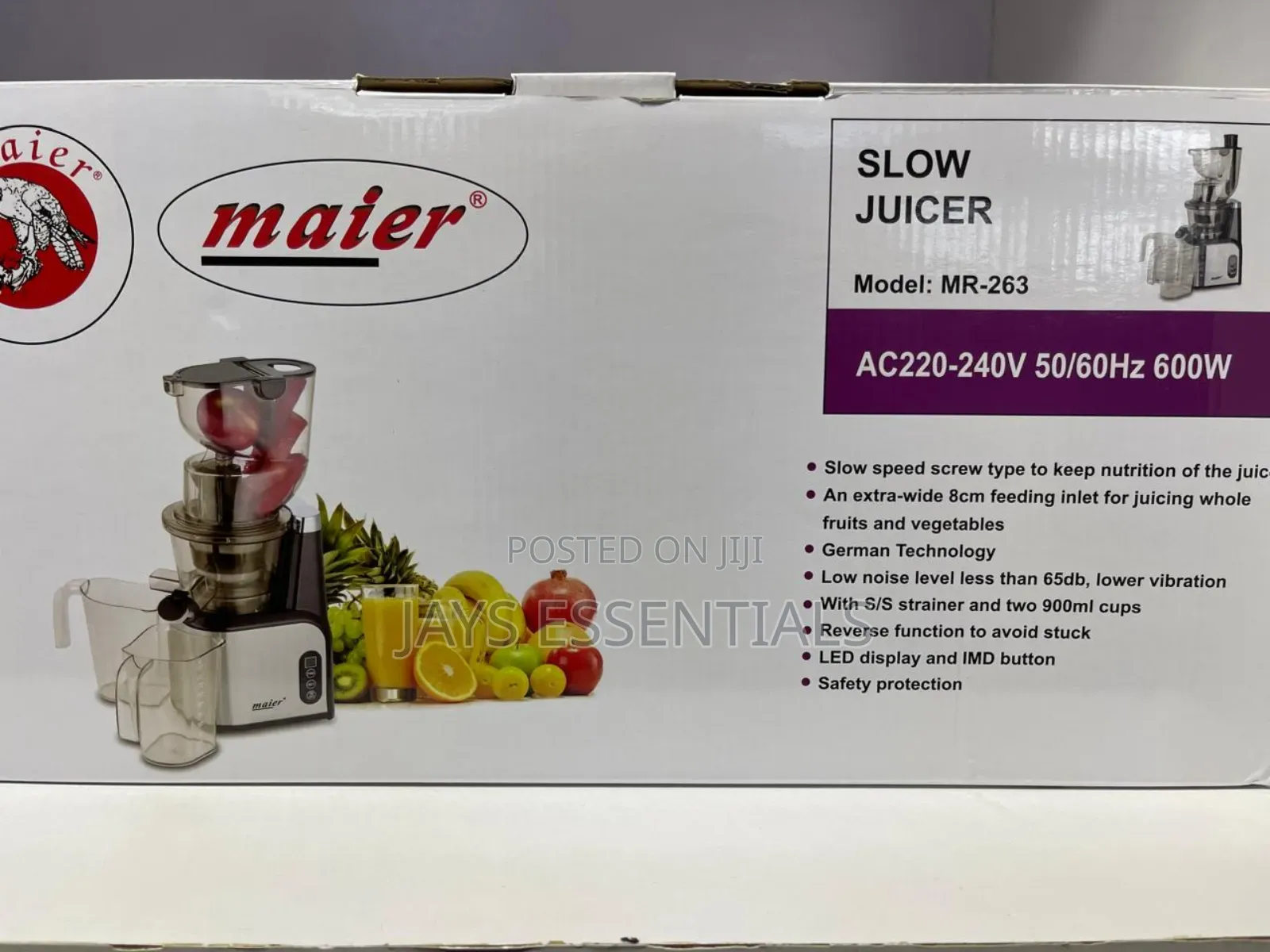 600w Maier Slow Juicer