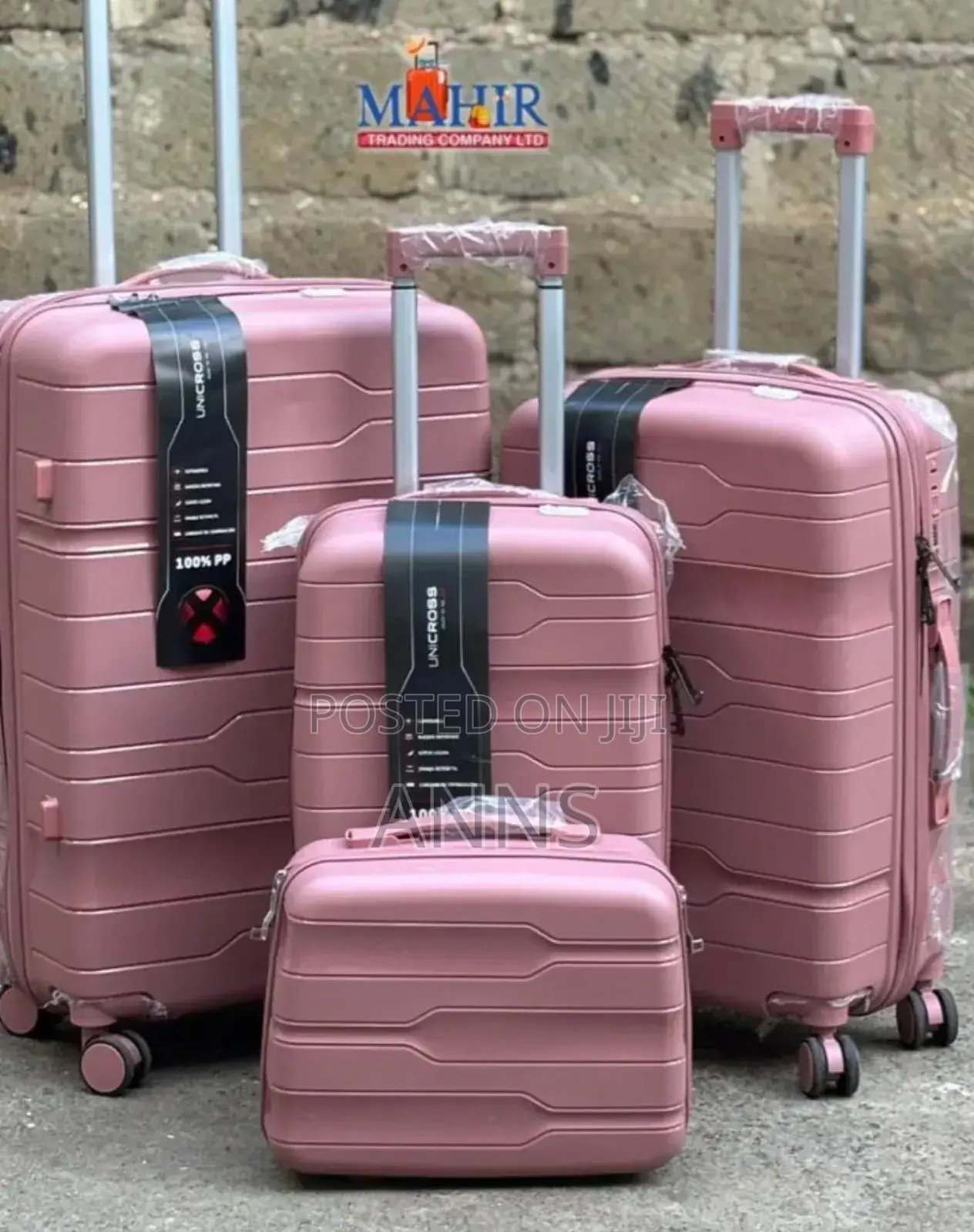 Luxurious 4 in 1 Rubber Suitcase
