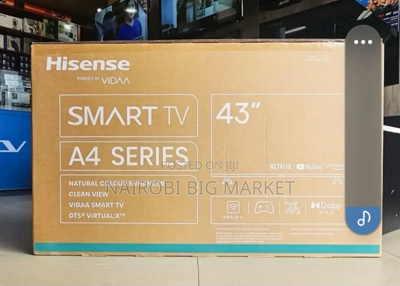 Hisense 43 Inches A4 Series