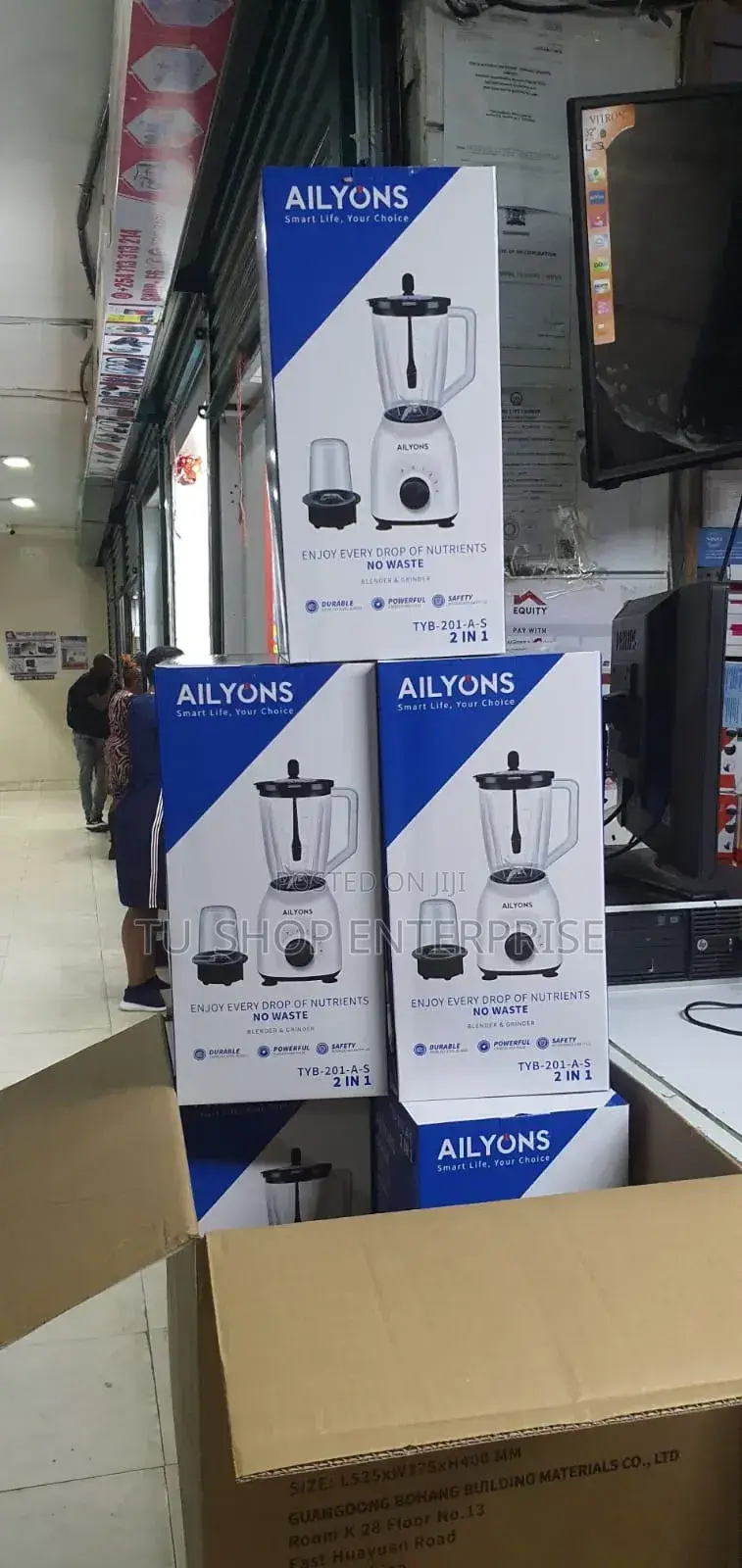 AILYONS Powerful 2 in 1 With Grinding Machine