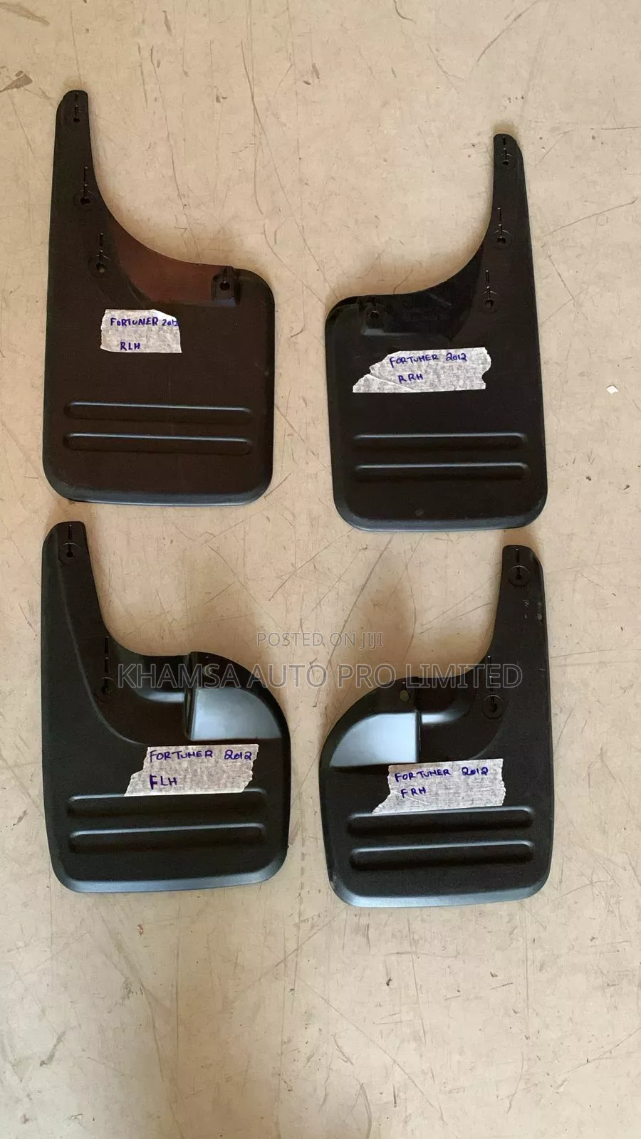Toyota Fortuner 2012 Mud Flap Set