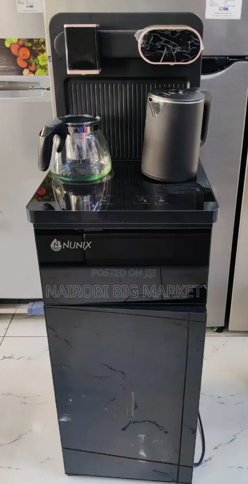 Black Nunix A1C Bottom Load Hot and Cold Water Dispensera/Cw