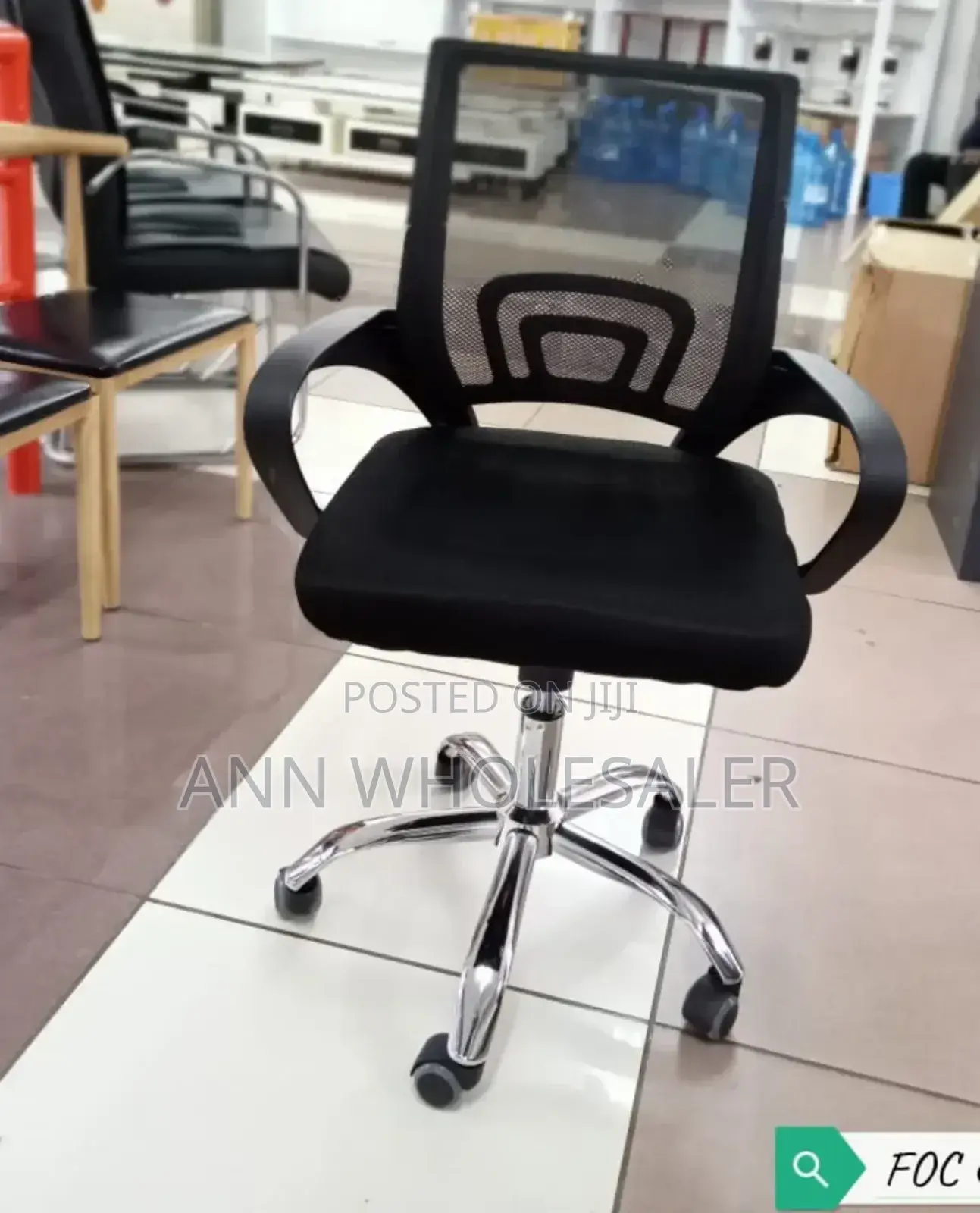 Black Assembled Executive Office Chair AO-09