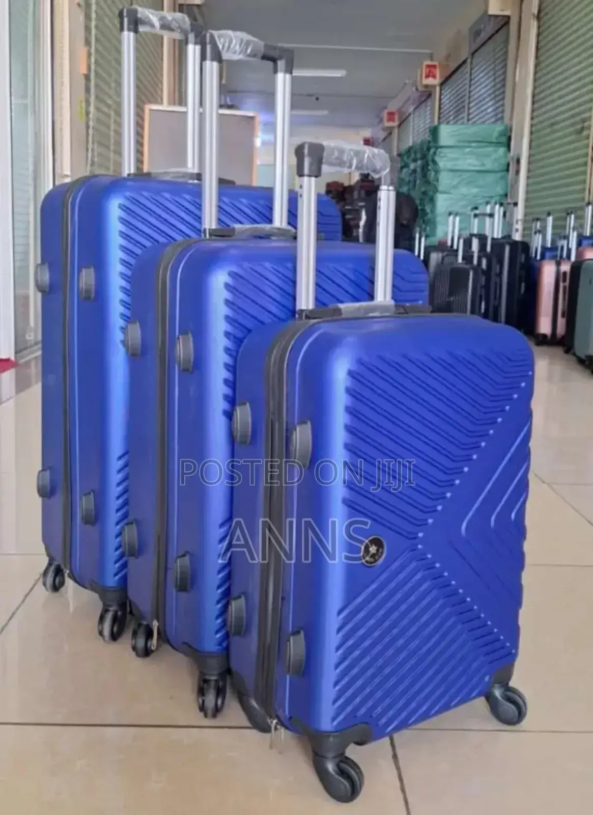 Blue 3 in 1 Suitcases