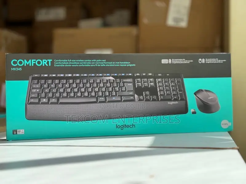 Logitech Mk345 Logitech Mk345!!Wireless Keyboard Mouse ^°✓