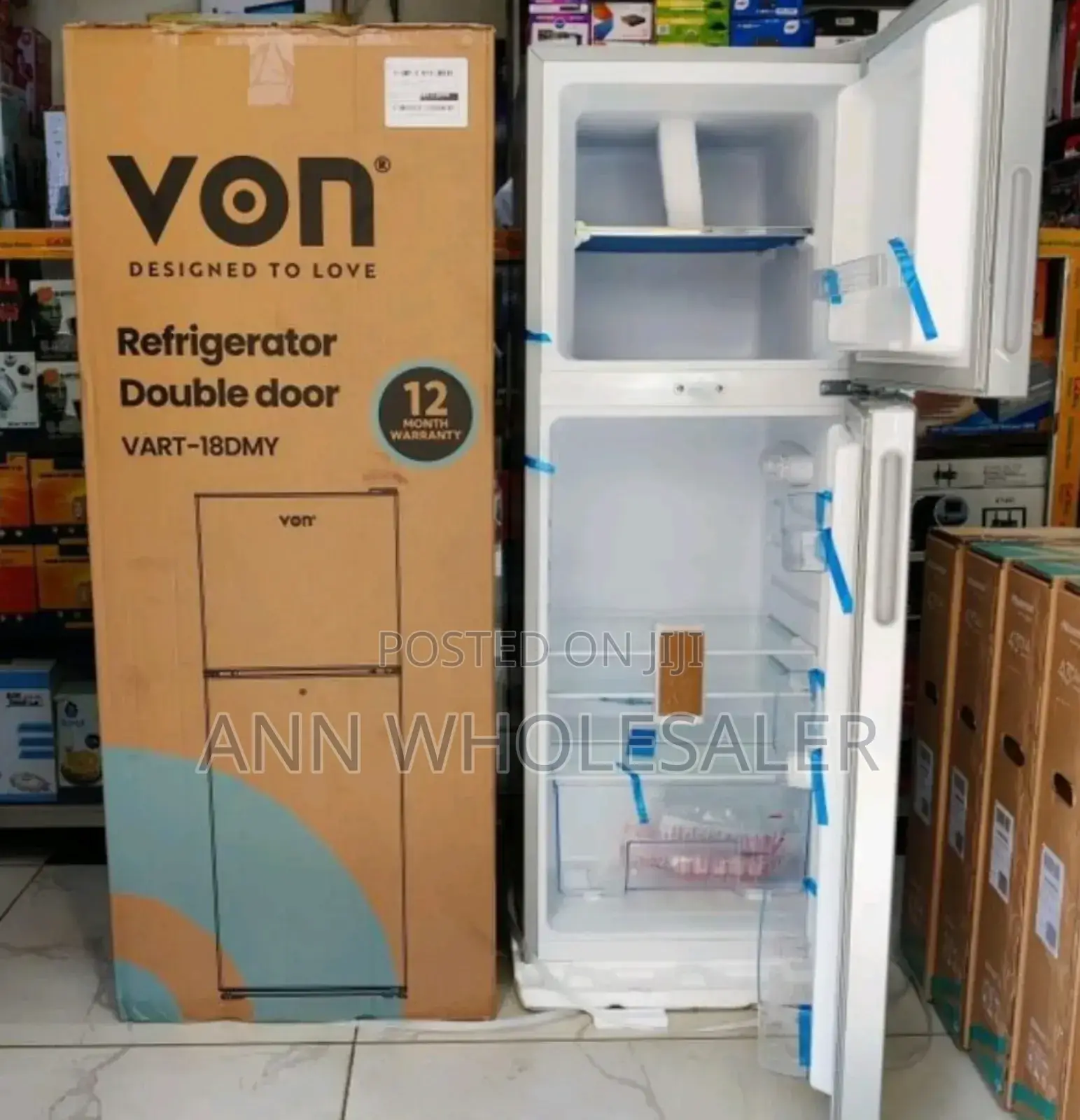 Von 138 Liters Fridge Double Door