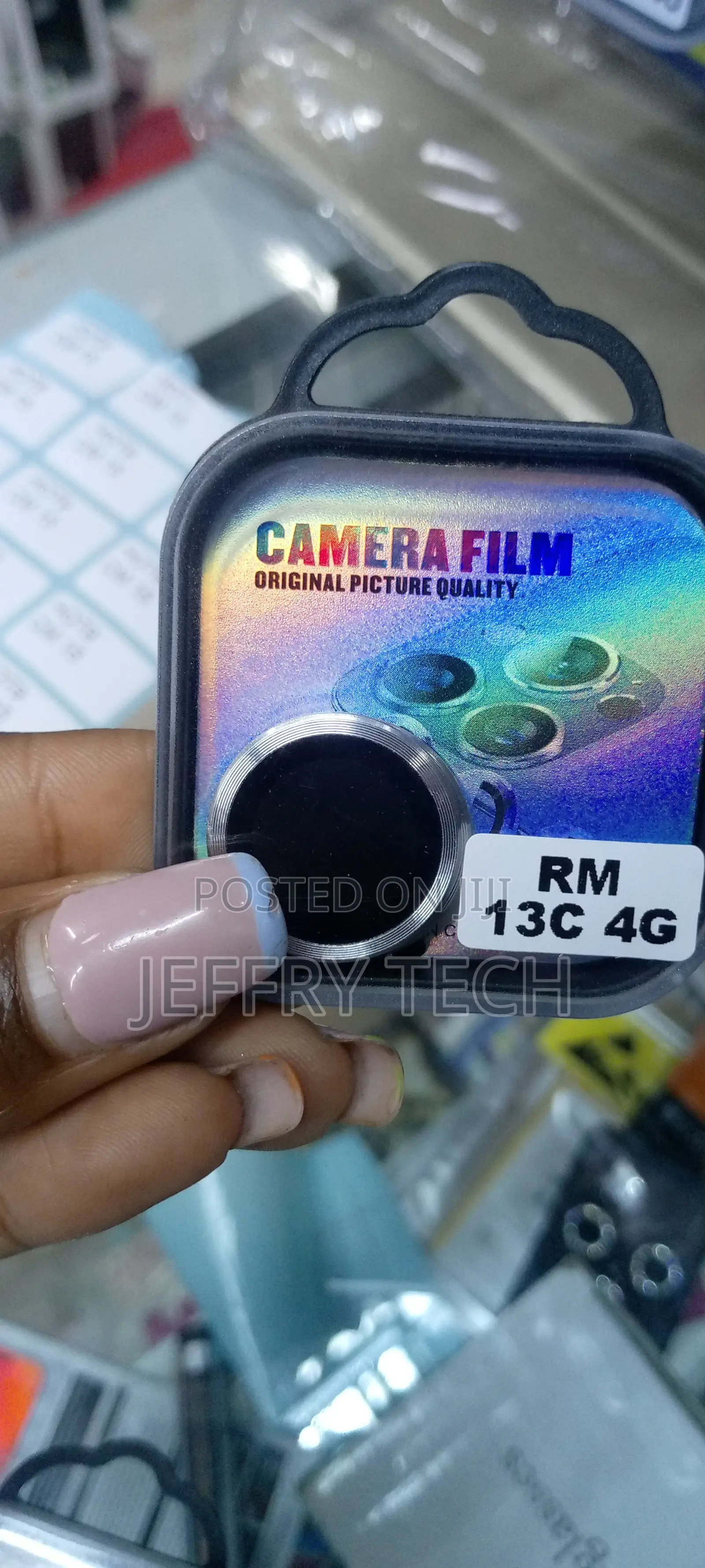 Metal Ring Lens Camera Protector for Redmi 13c 4g -Silver