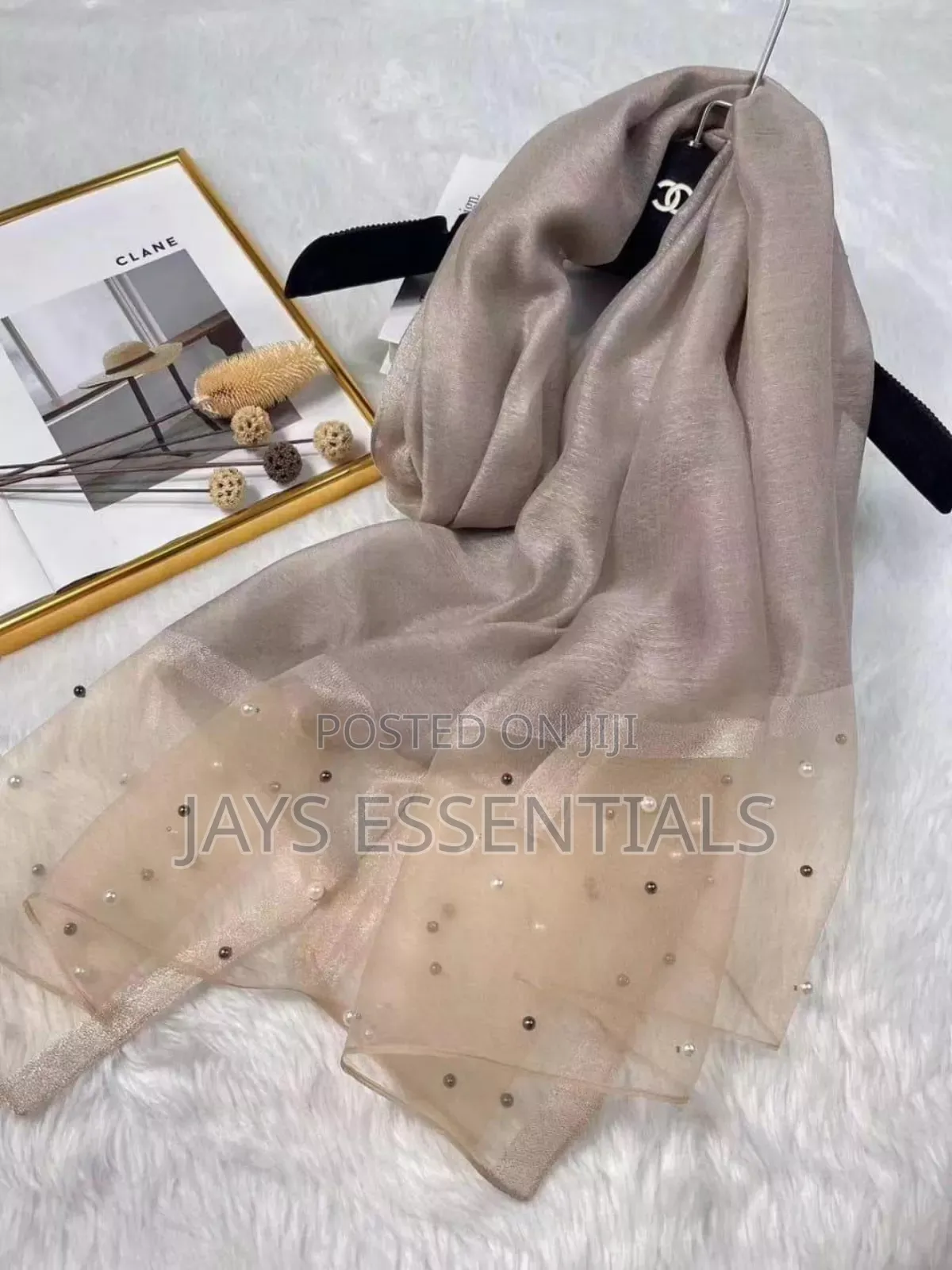 Unique Summer Scarfs With Pearl Details