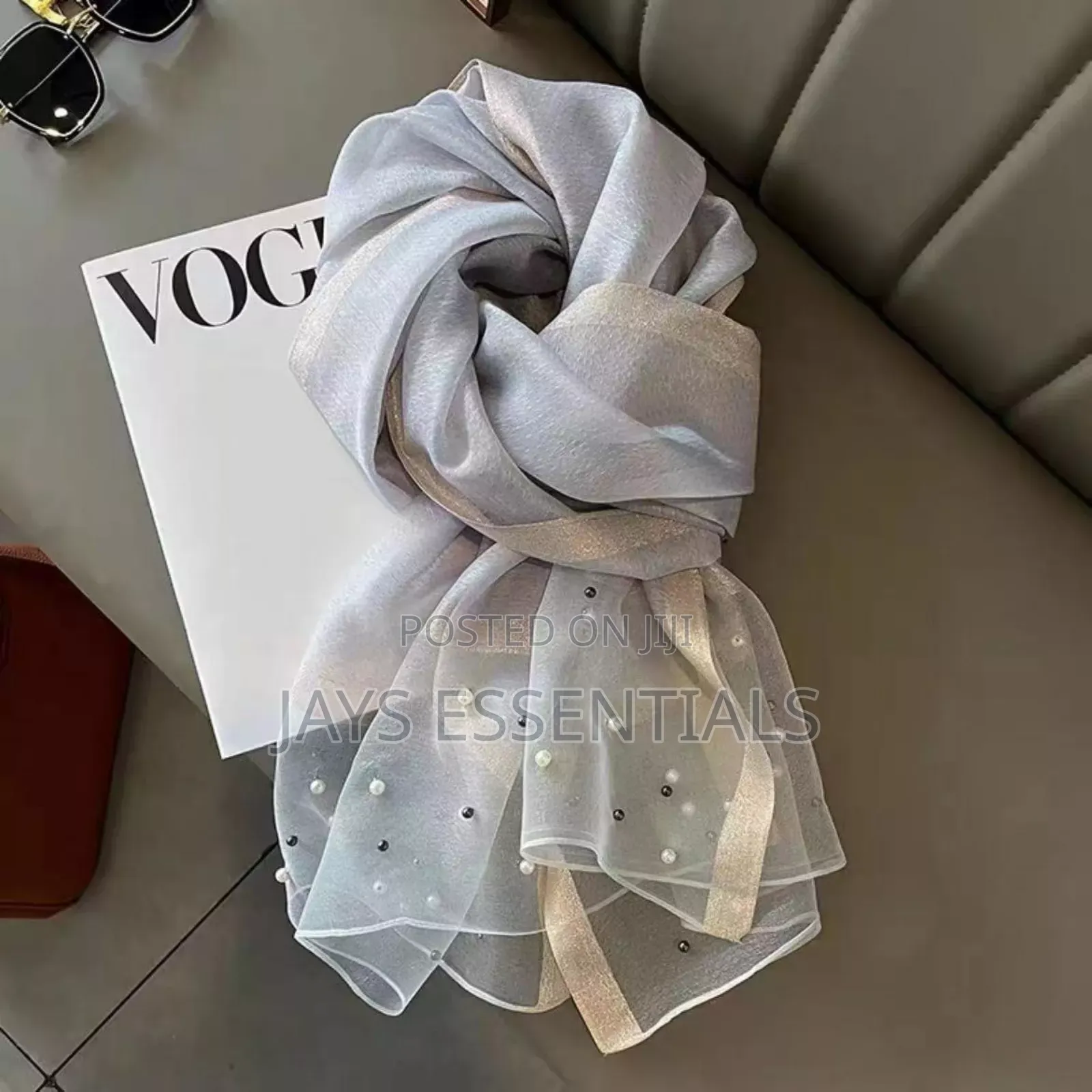 Unique Summer Scarfs With Pearl Details