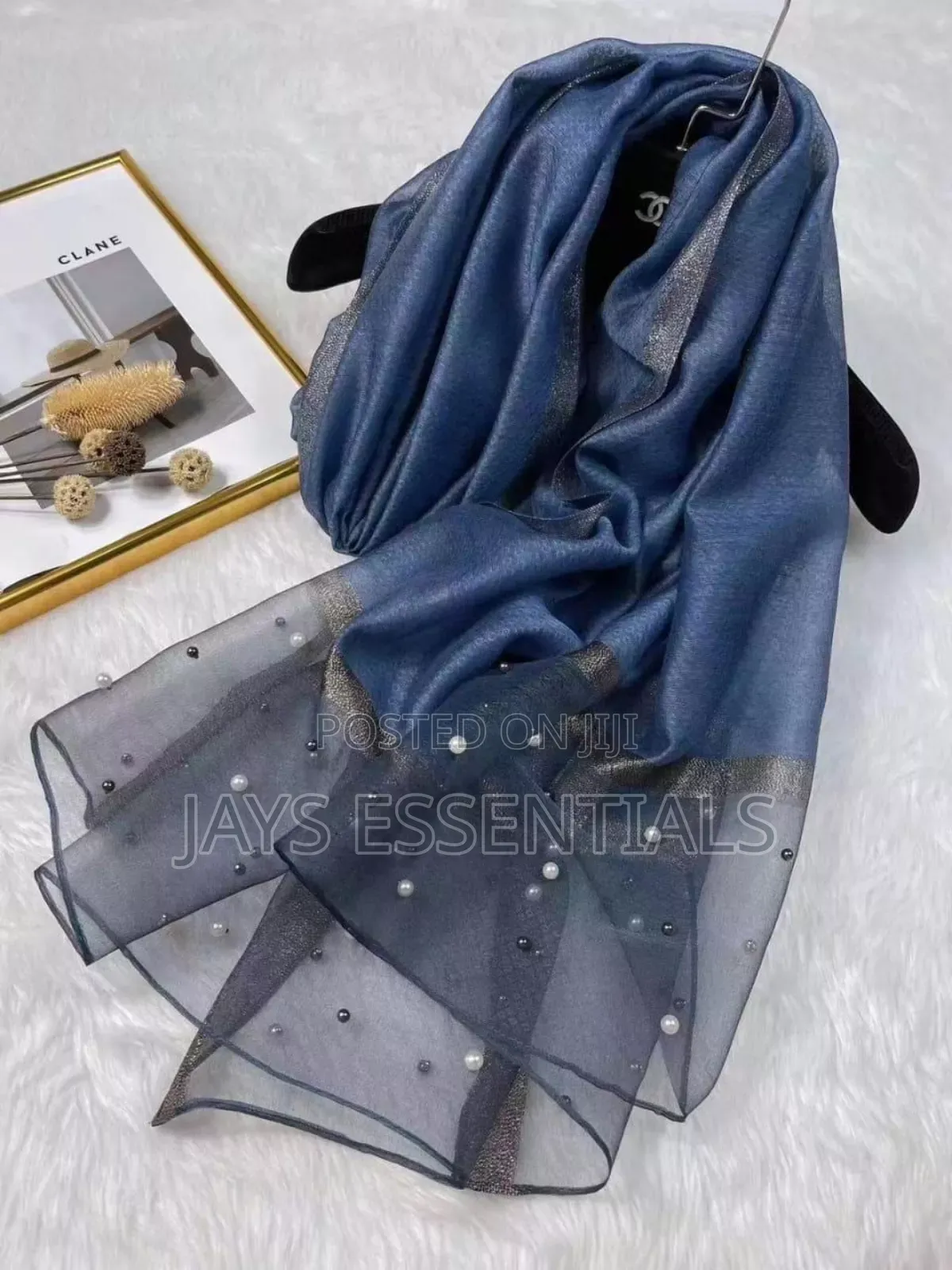 Unique Summer Scarfs With Pearl Details