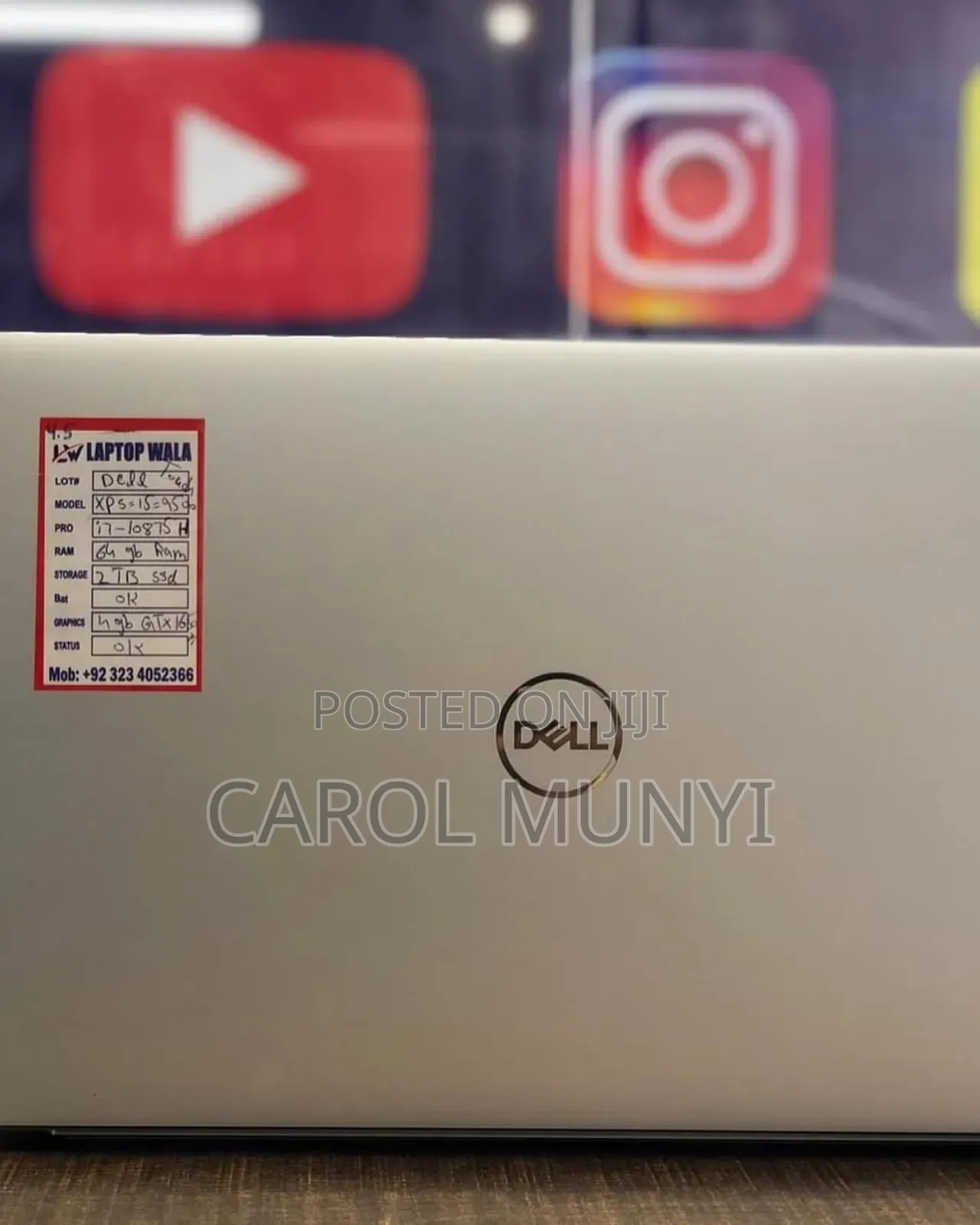 New Laptop Dell XPS 13 9370 8GB Intel Core i7 SSD 256GB