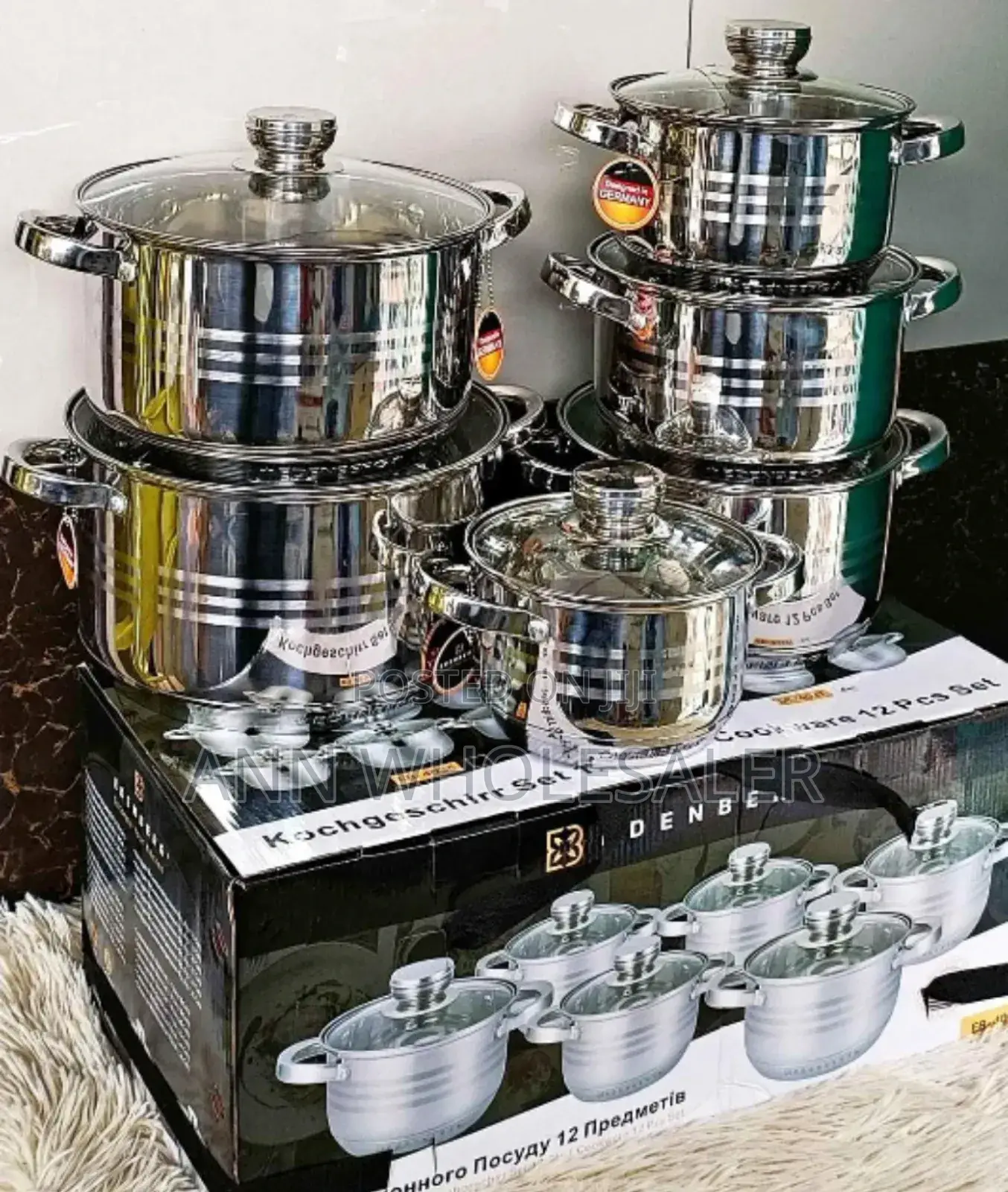 12 Pieces Stainless Steel Edenburg Set ERC