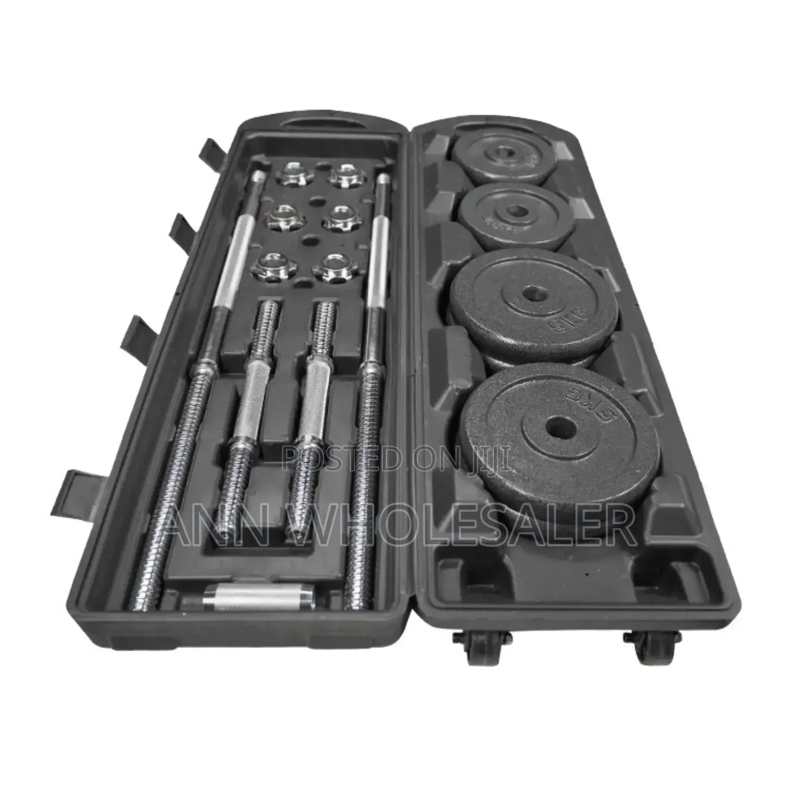 Adjustable 50 Kg Dumbells Set