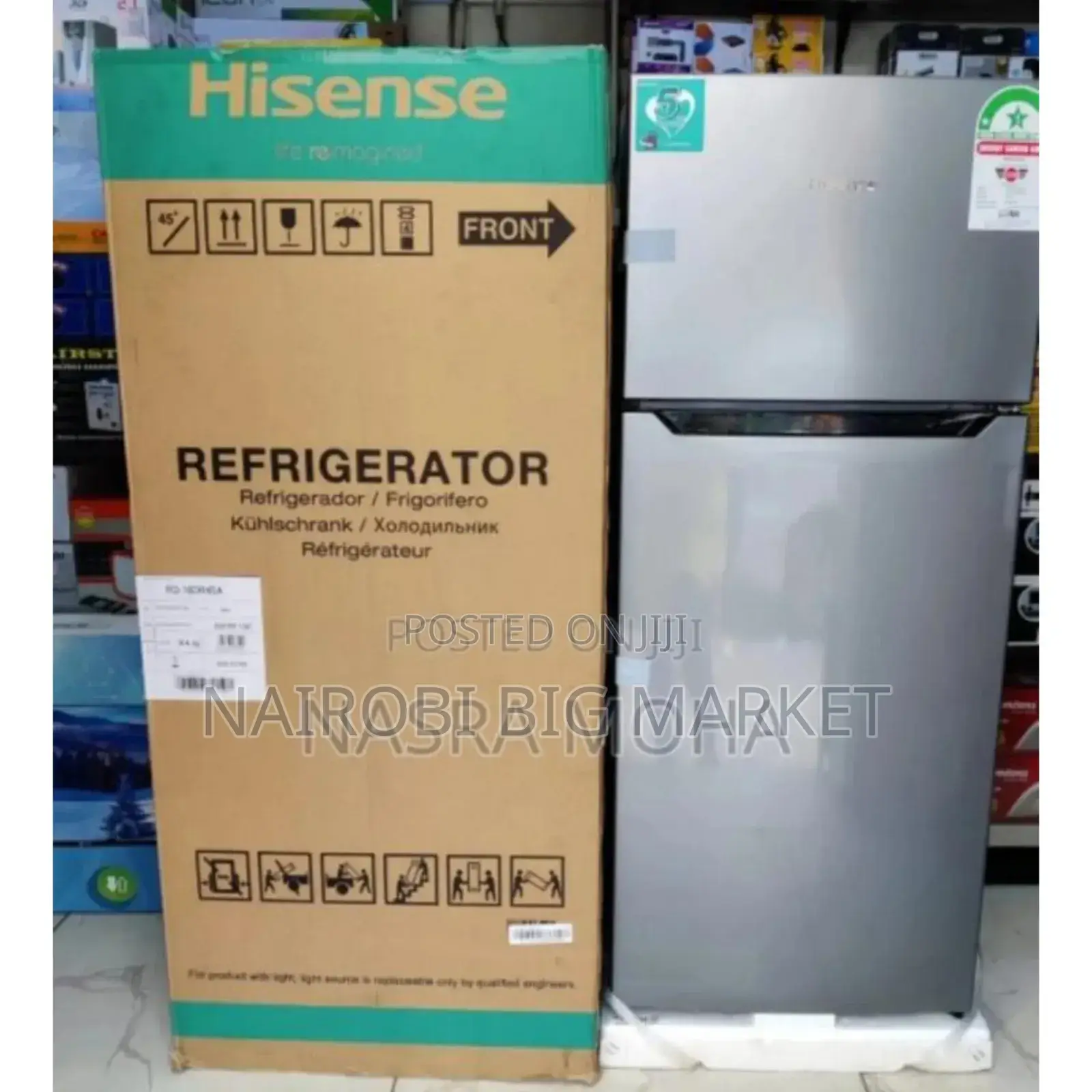 Brand New Fridge. Company Hisense. 128litres