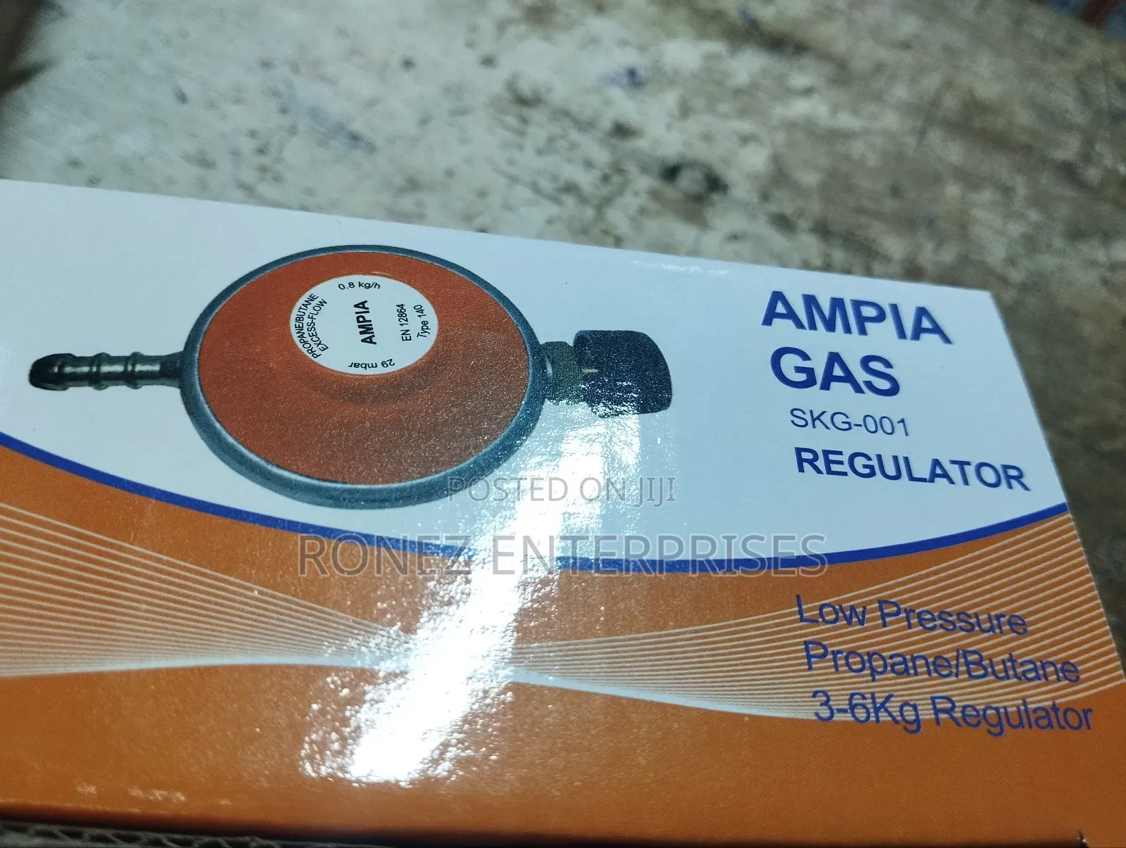 Ampia Gas Regulator 3-6 Kg