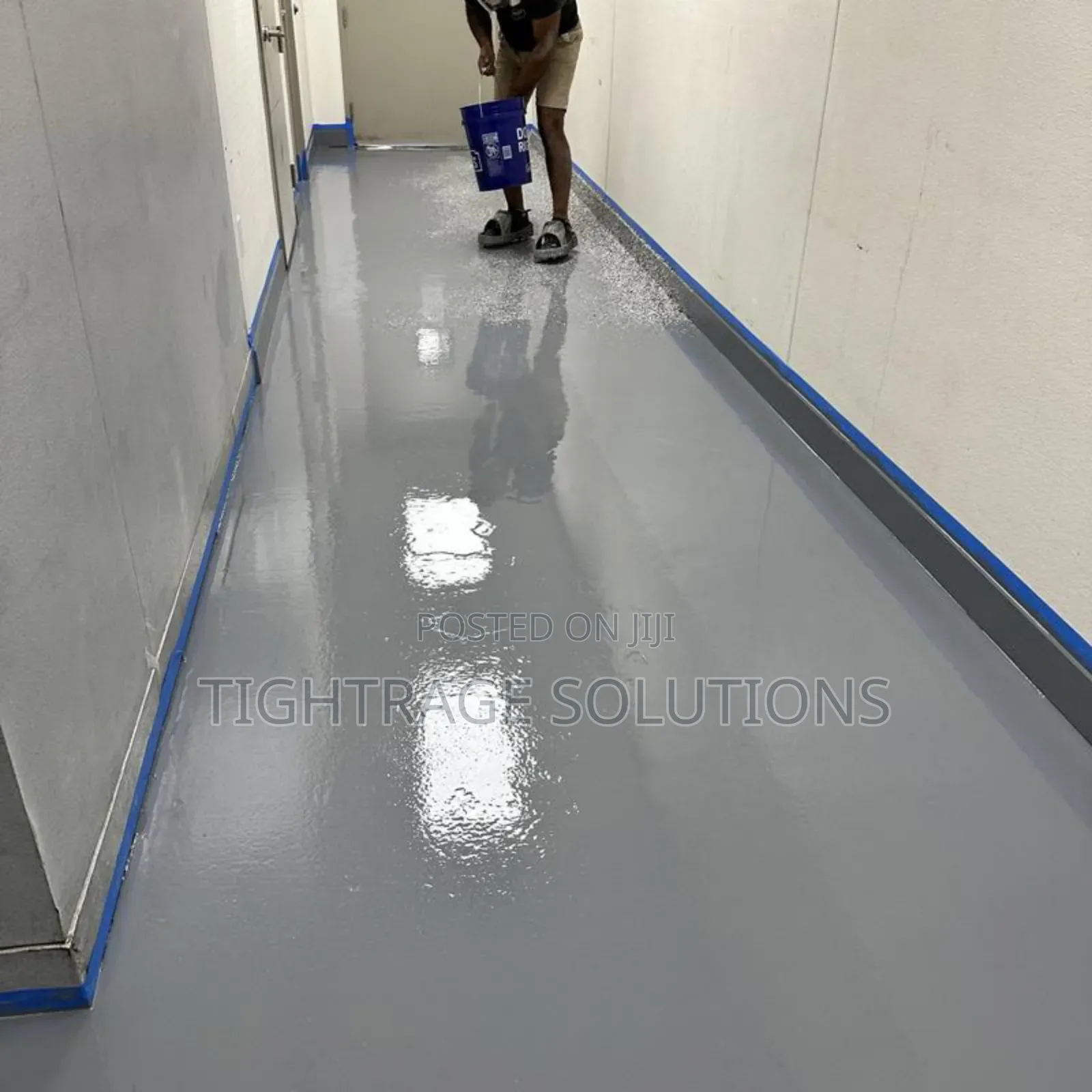 Epoxy Self Leveling - Installation