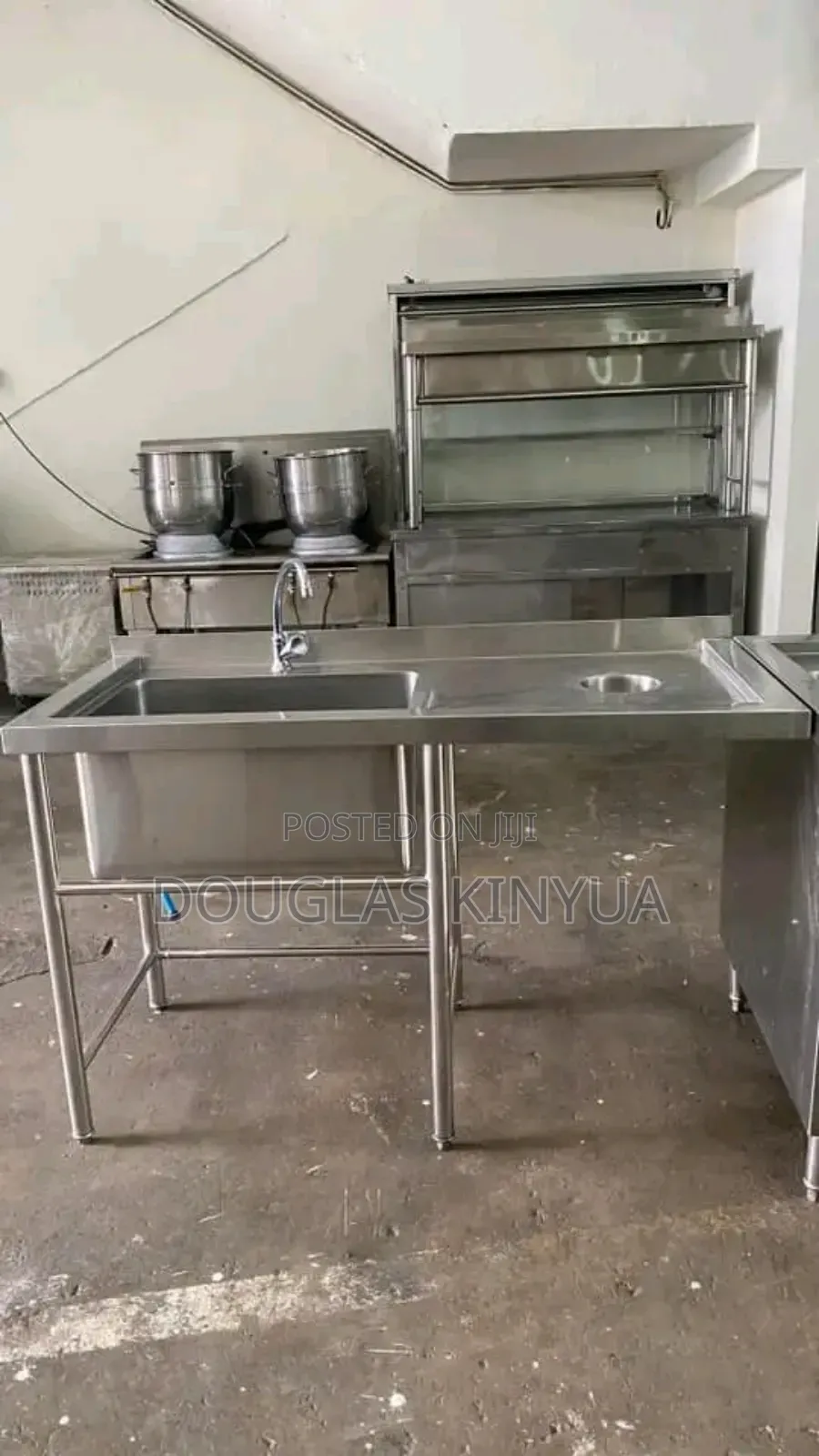 Stainless Steel Sink ( Round Tube Sink 1bowl)