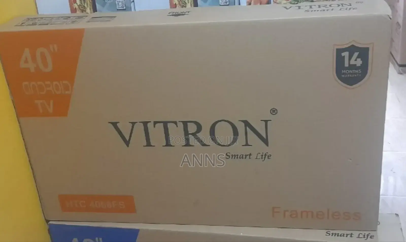 Vitron 40" FRAMELESS Smart Television