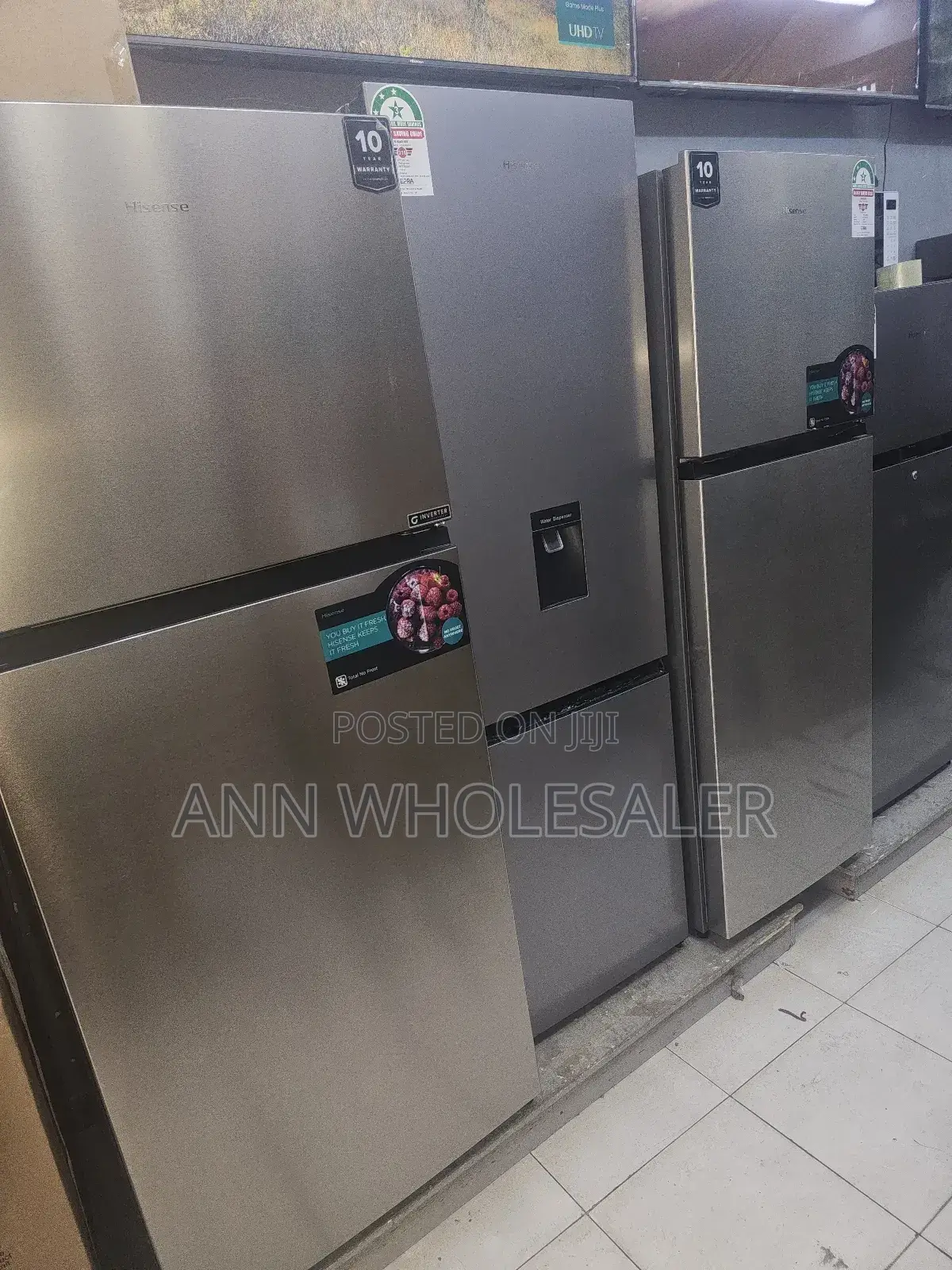 Brand New. 296litres Hisense Fridgerator With Dispenser