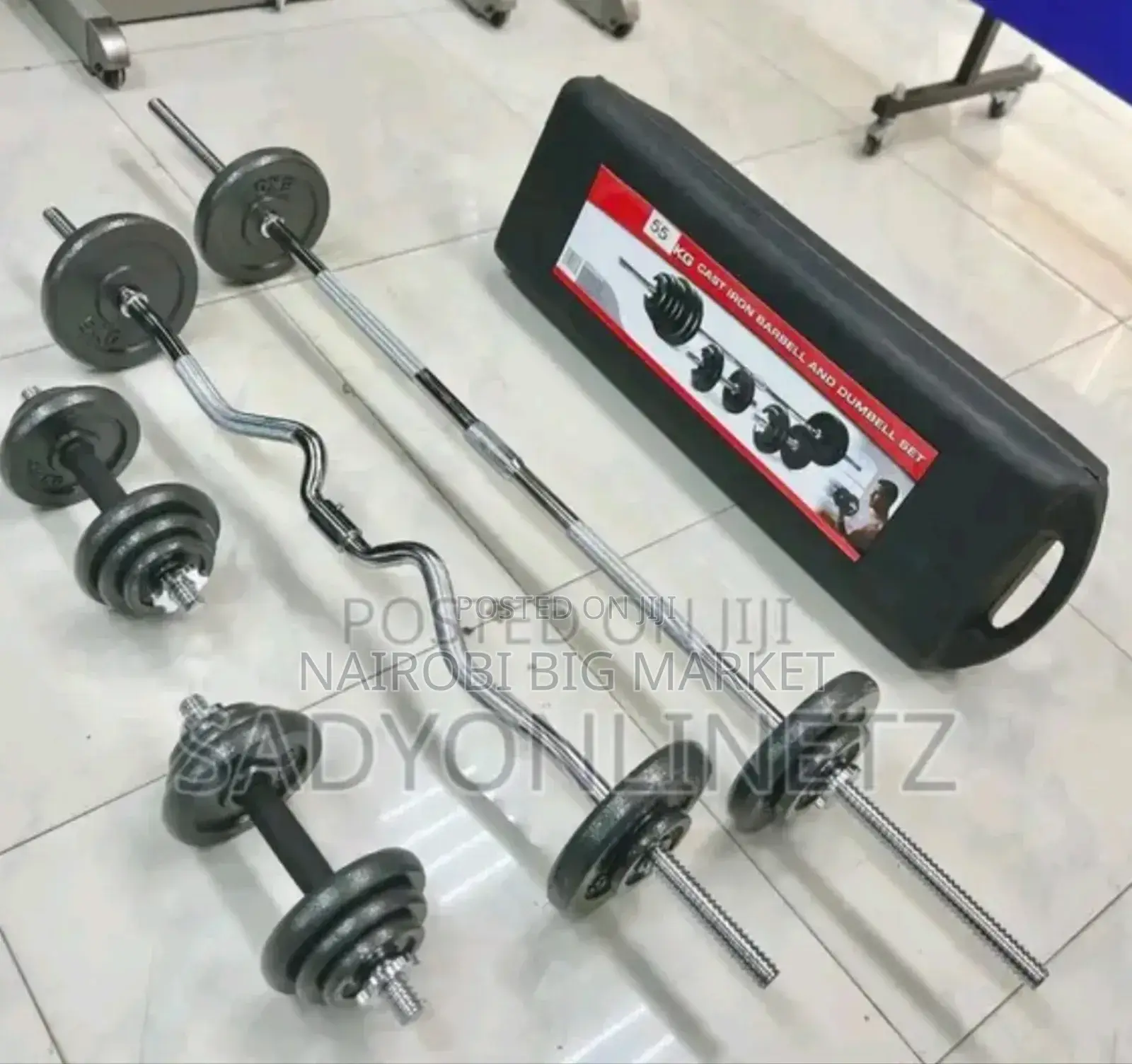 50 Kg Chrome Dumbells