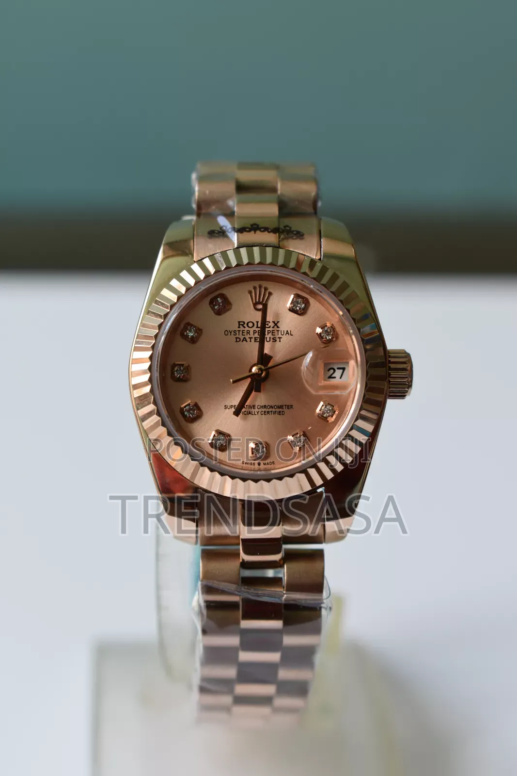 Rolex Rose Gold Datejust Ladies Watch