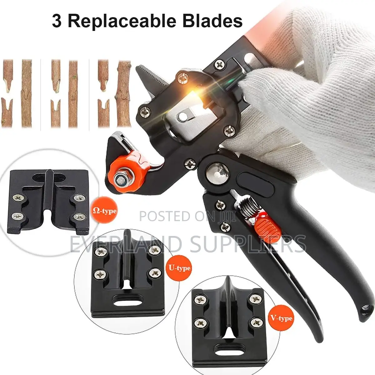 2 in 1 Grafting Tool Pruner Kit for Gardening