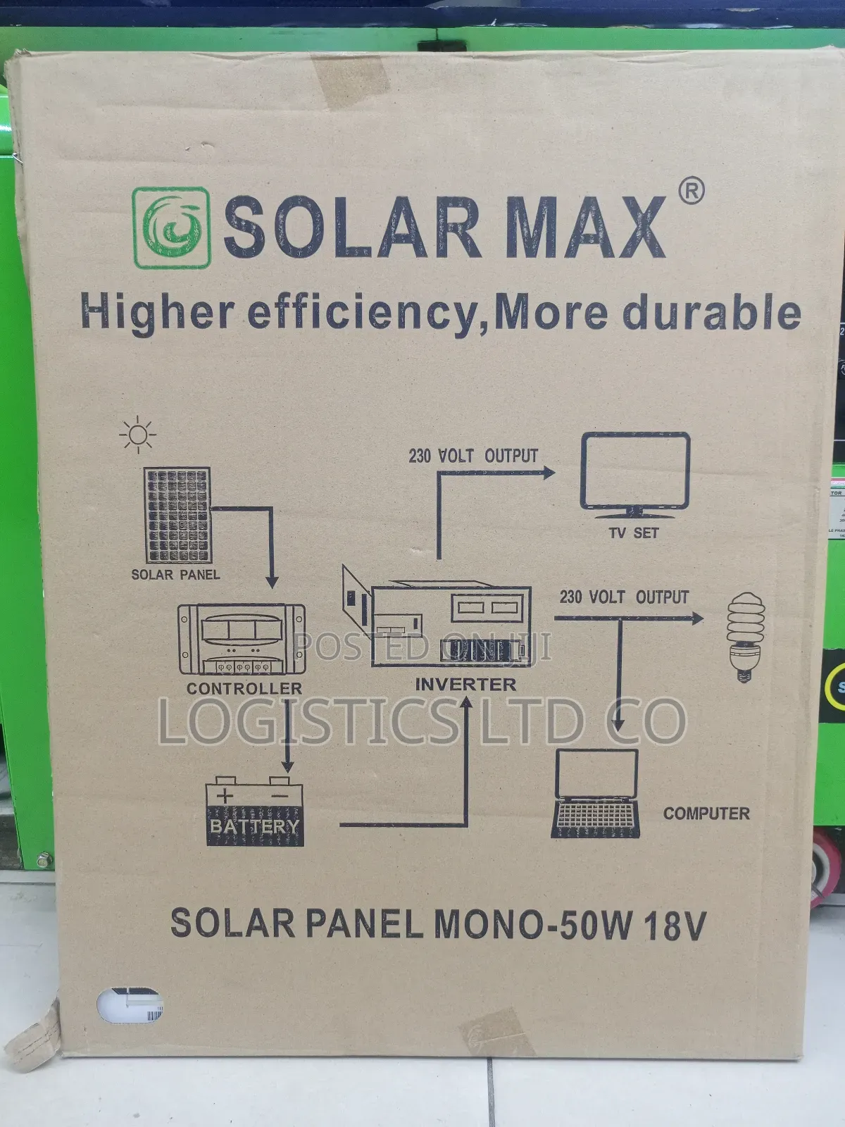 Solarmax 50W Monocrystalline Solar Panel