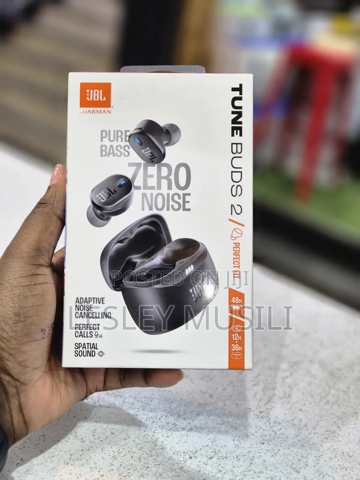 JBL TUNE BUDS 2 With Adaptive Noise Cancellation Black
