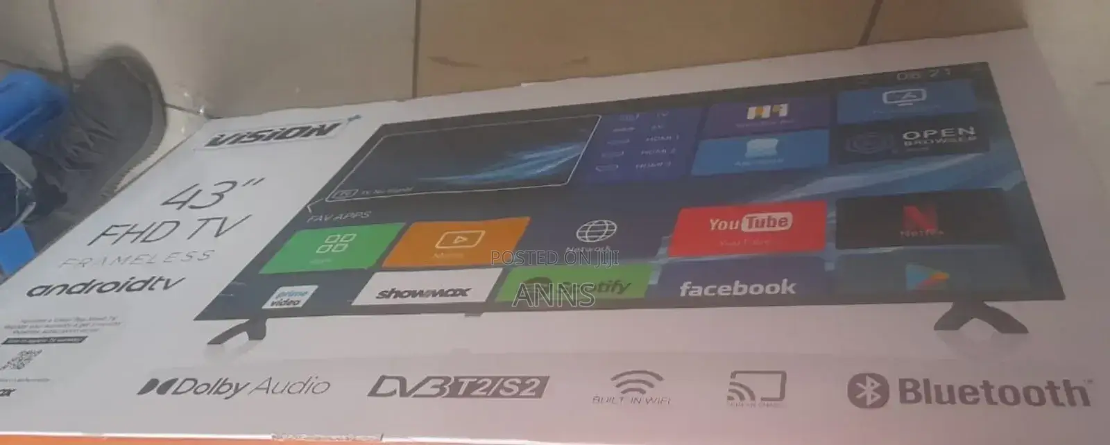 Vision 43" Android Frameless HD Television
