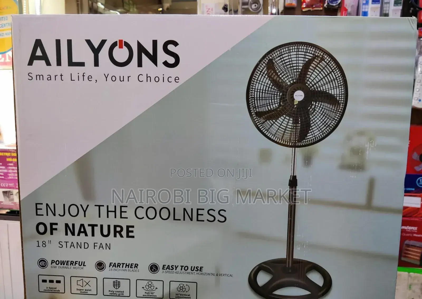 18 Inches Standing Fan Ailyons 7