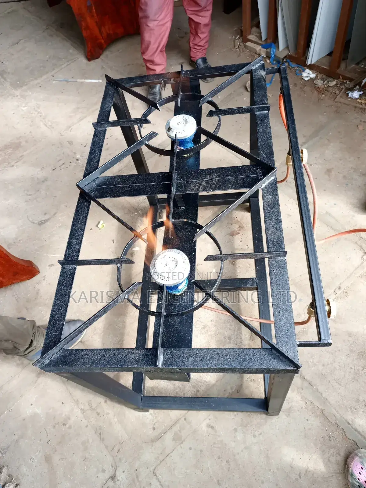 Commercial 2 Burner Mild Steel Cooker