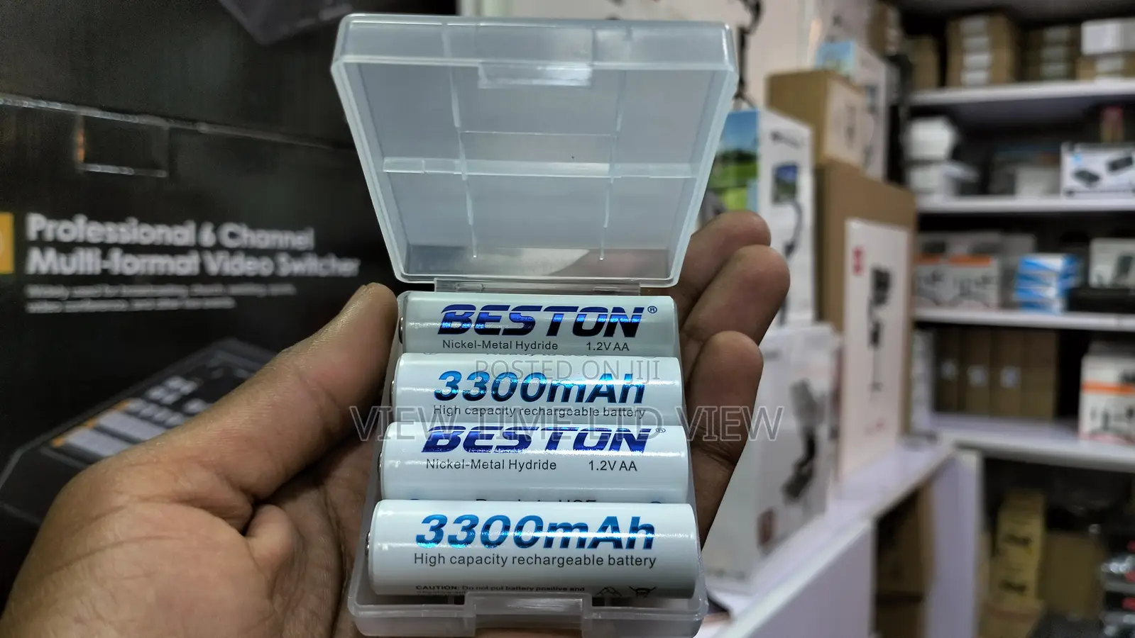 Beston Rechargeable AA Batteries 3300mah Pack of 4