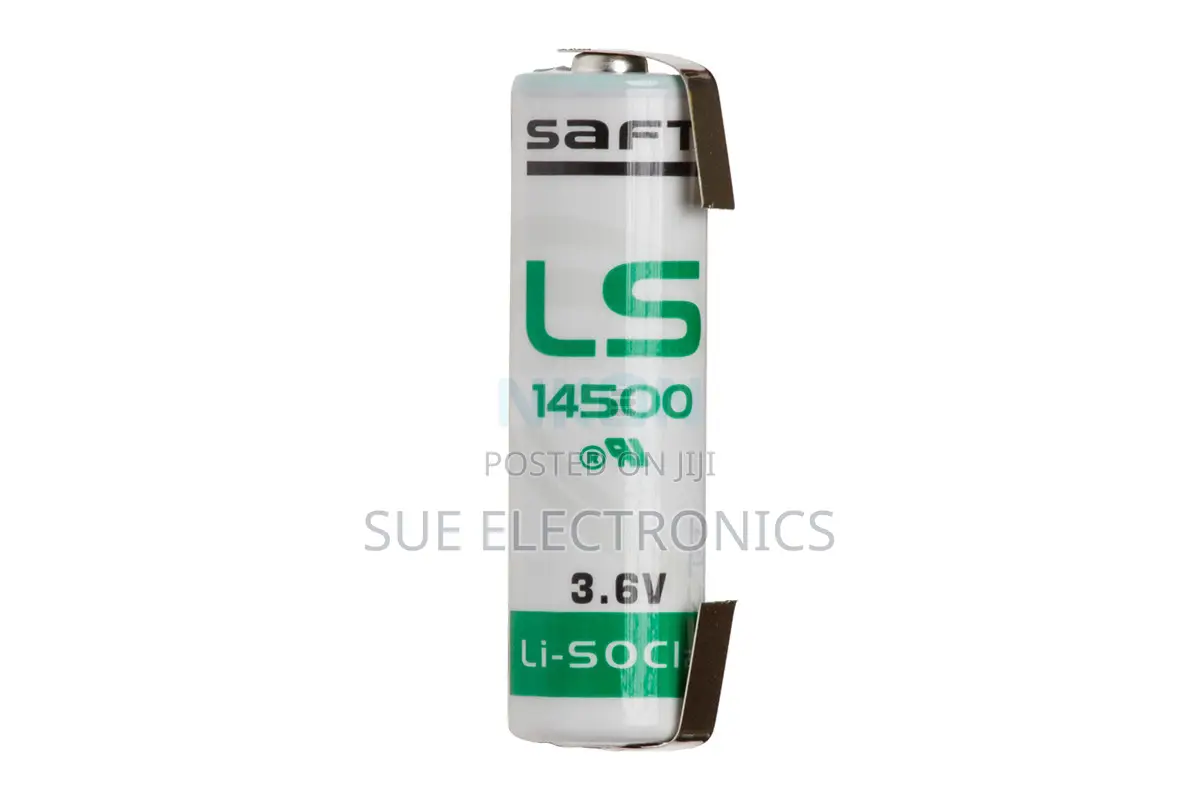 Saft Ls14500 " Lithium Battery W/Solder Tabs