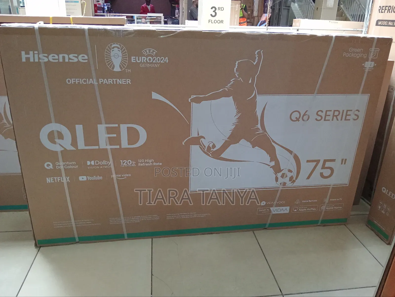 Hisense 75” Qled 75q6n Al Ultra Hd Frameless Smart