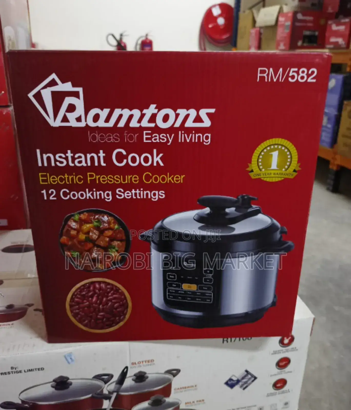 Ramtons Electric Pressure Cooker RM/IE
