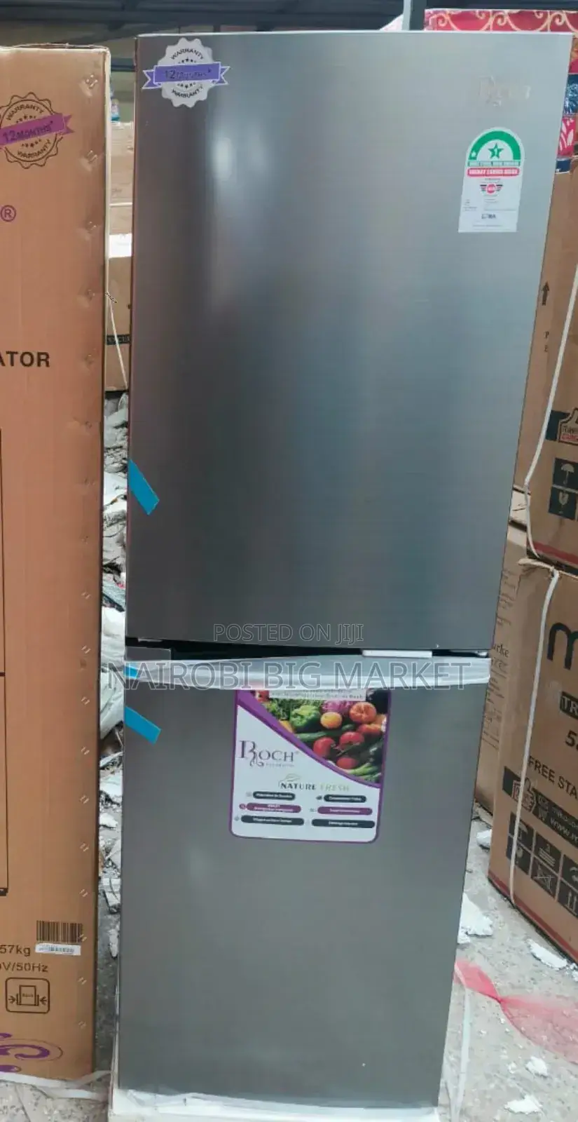 Roch RFR-290-DB-B 230L Bottom Freezer RC/H