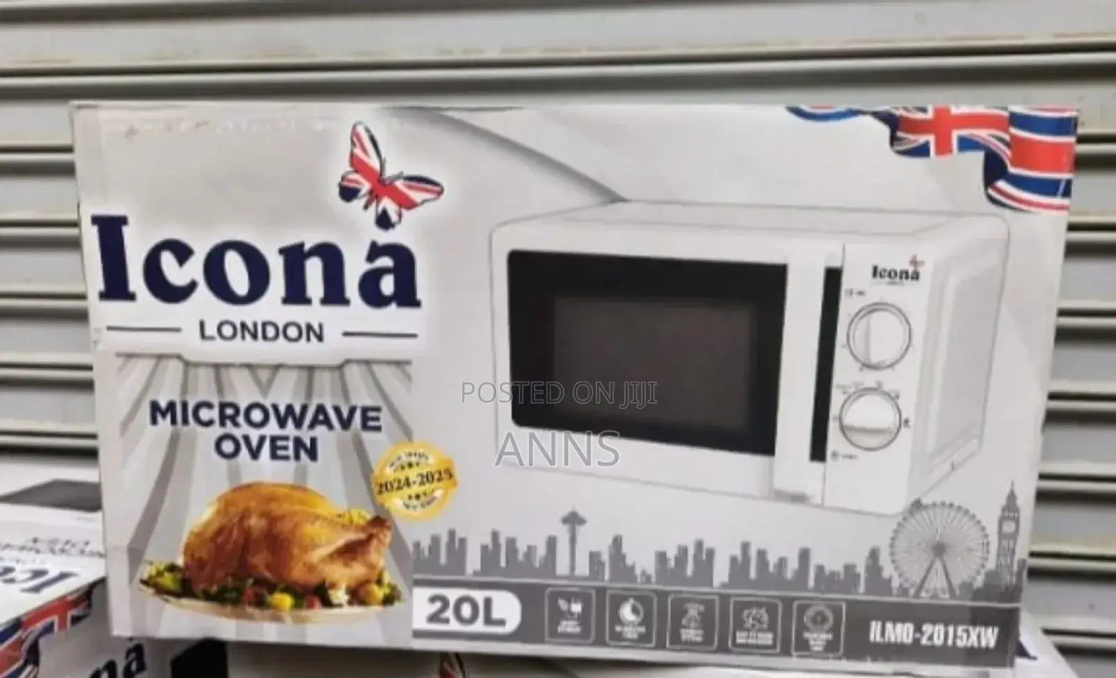 Icona 20L White Manual Microwave