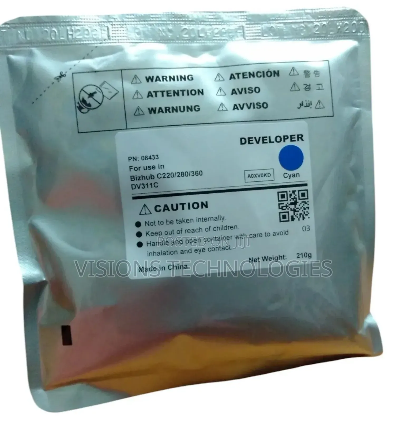 DV311(Cyan) Developer Powder