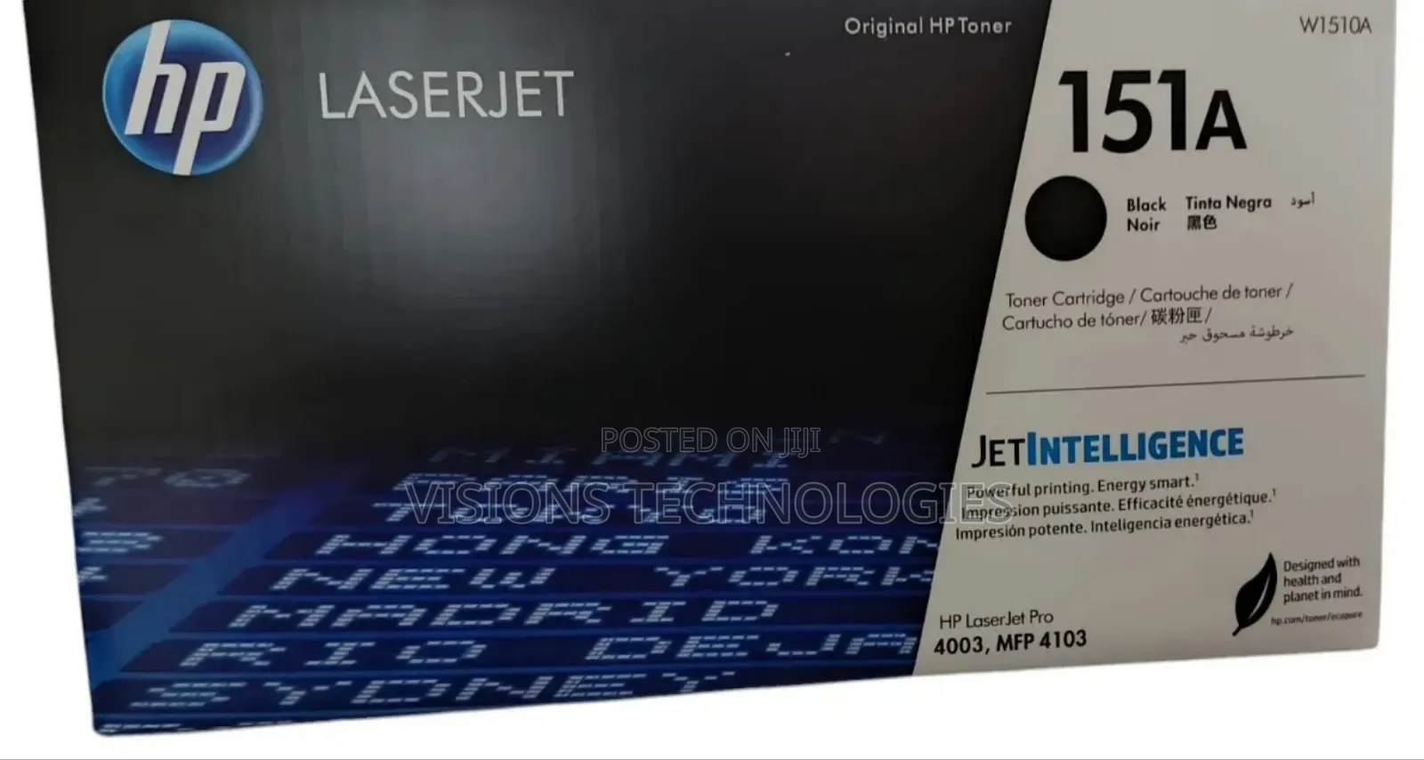 Black (W1510A) Laserjet Toner Cartridge