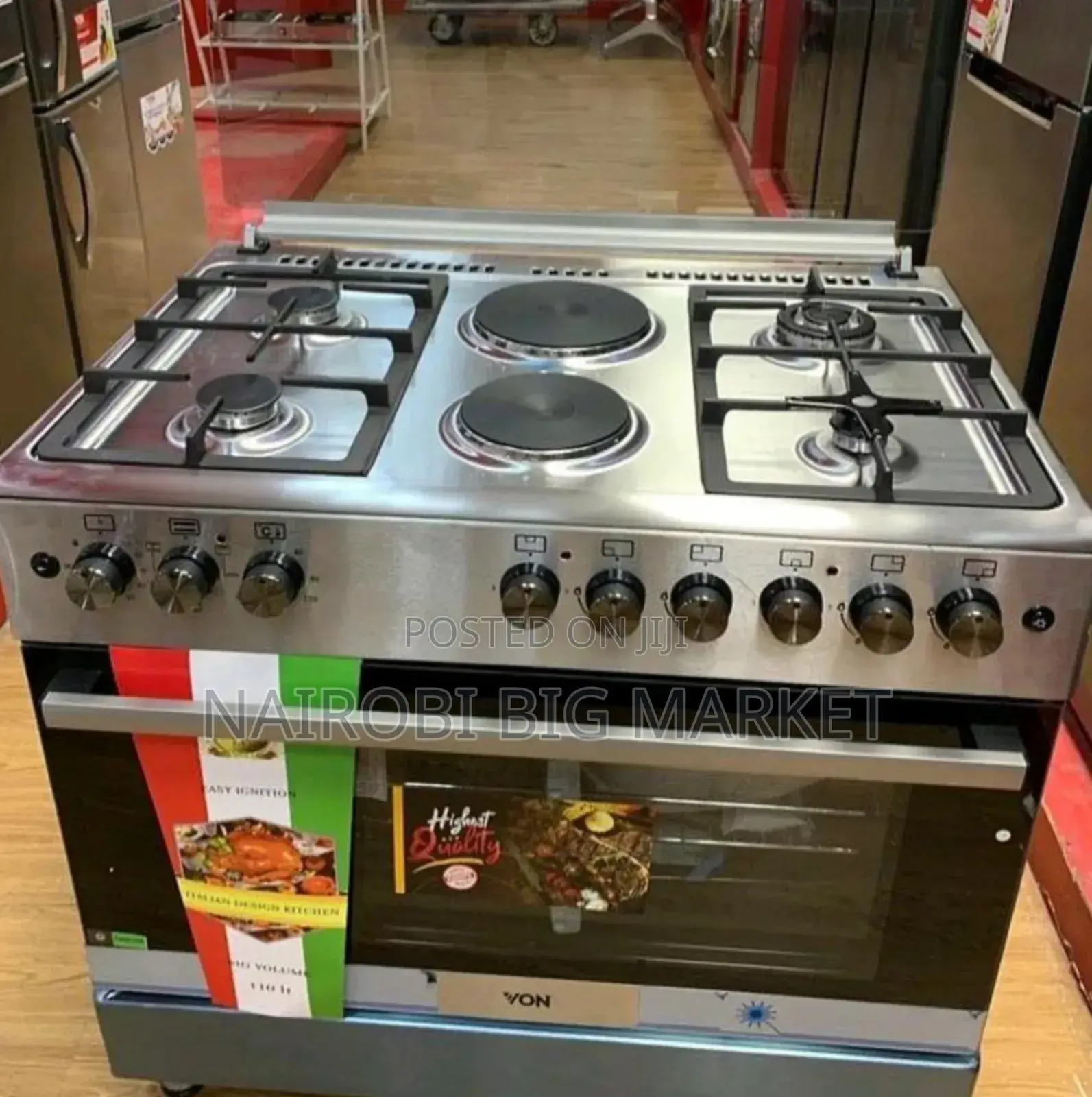 Quality Von 4+1 Standing Cooker