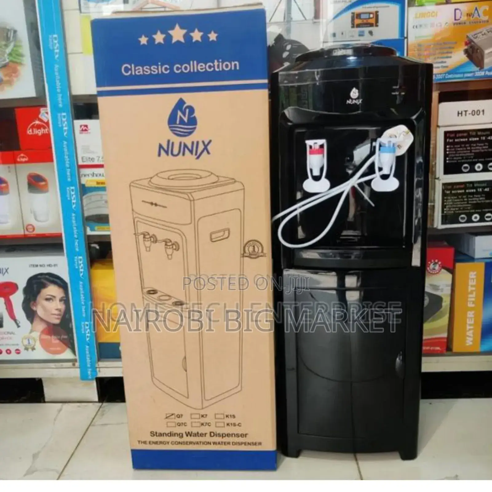 Black Two Tap Nunix Dispenser