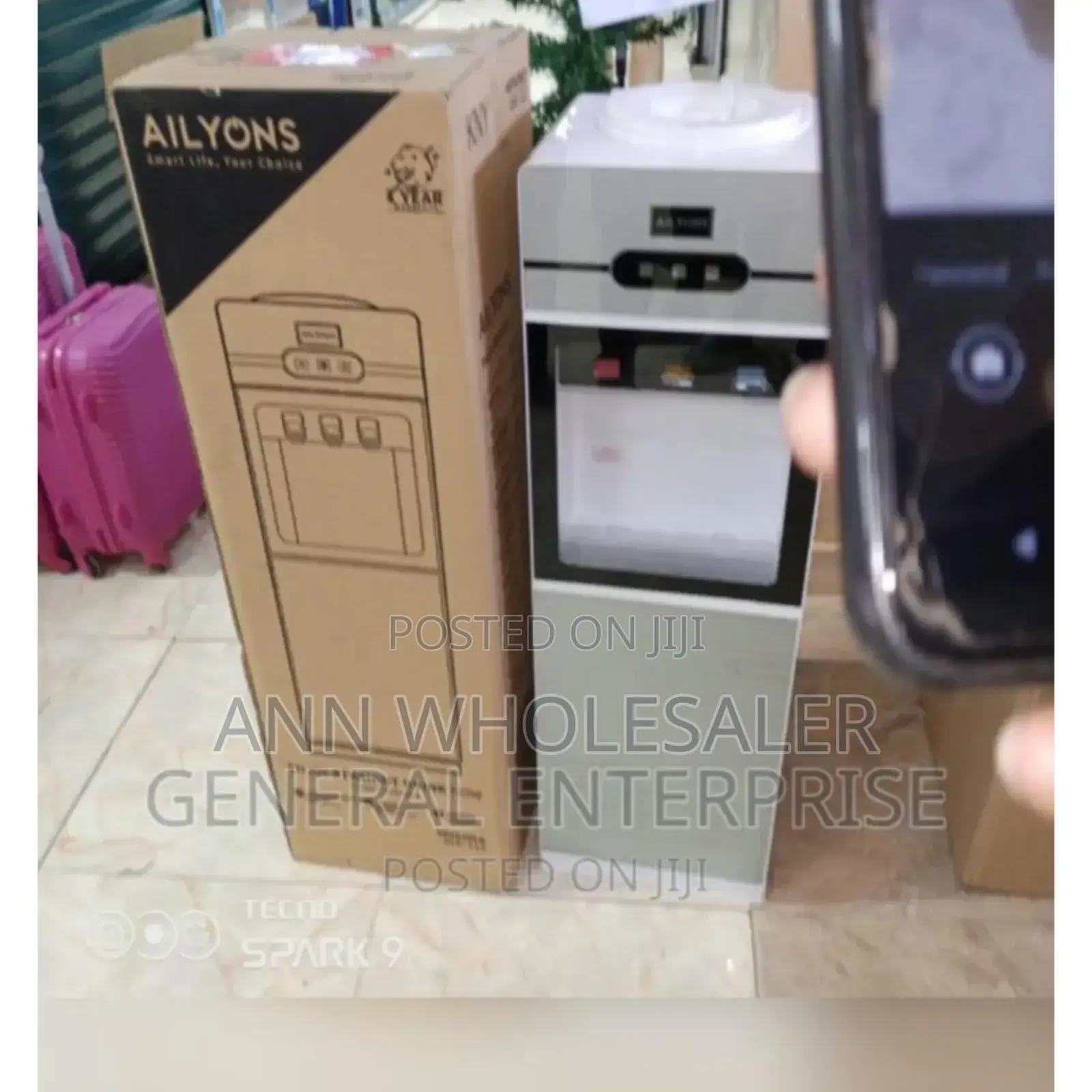 Gray 3tap Water Dispenser