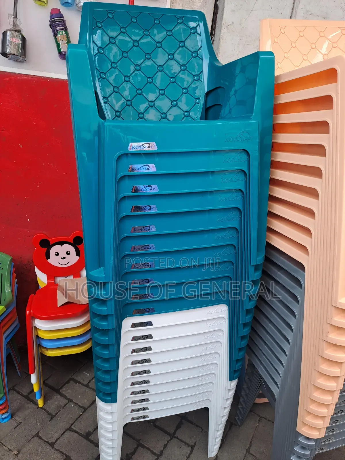 Kenstar Strong Plastic Chair Heavy Duty Chair