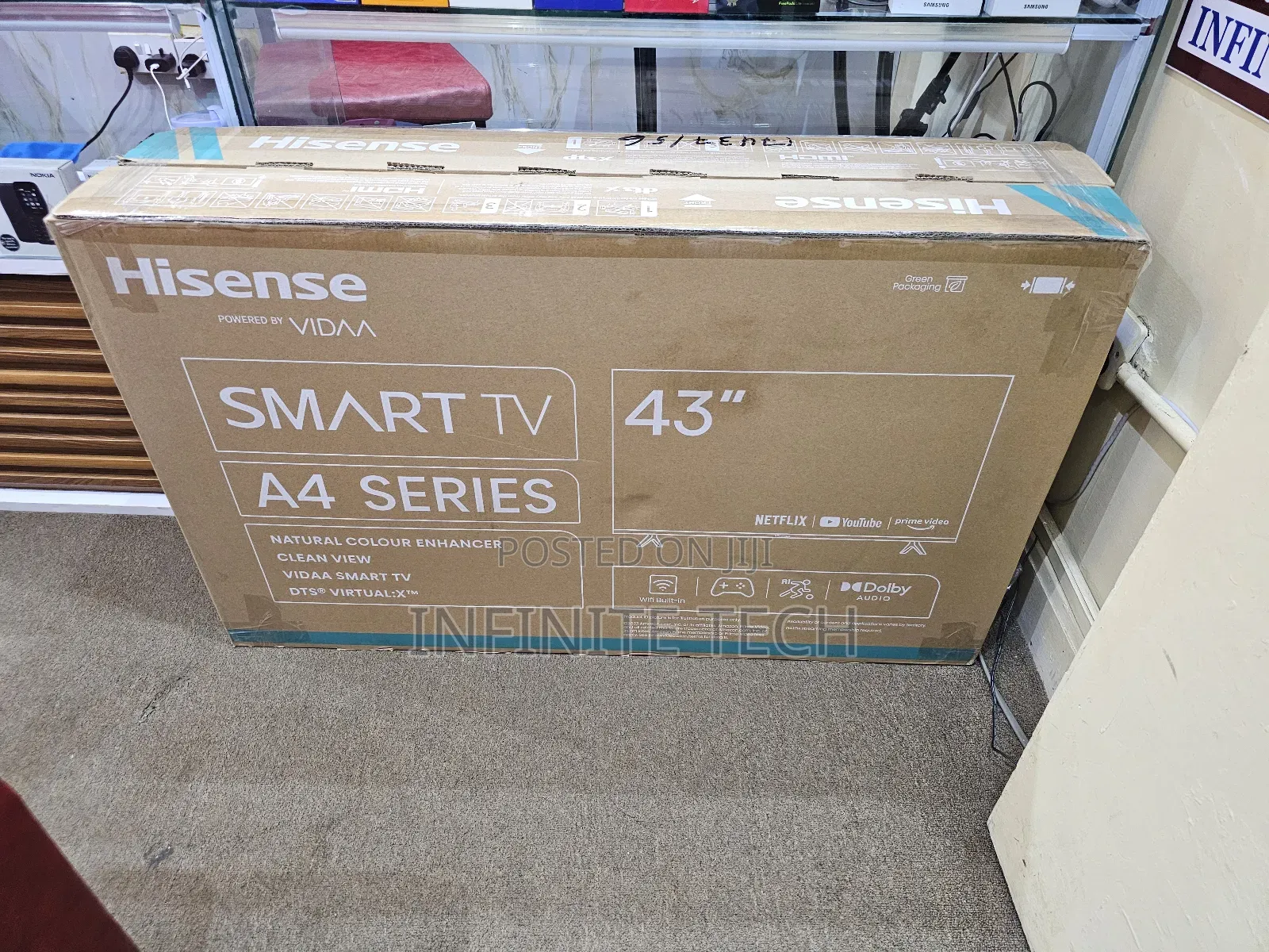 Hisense 43" 43a4k Fhd Smart Tv Vidaa