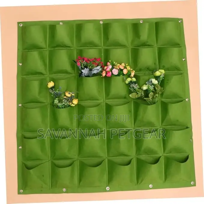 Planting Bag Wall Hanging Planter Plant Pockets With Trellis