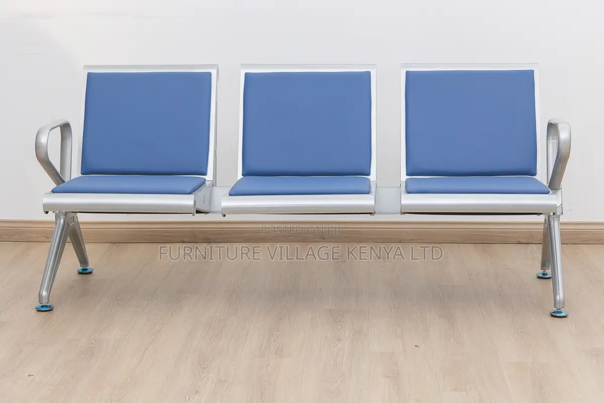 Reception Benches; 3-Link Heavy-Duty Office Waiting Chair
