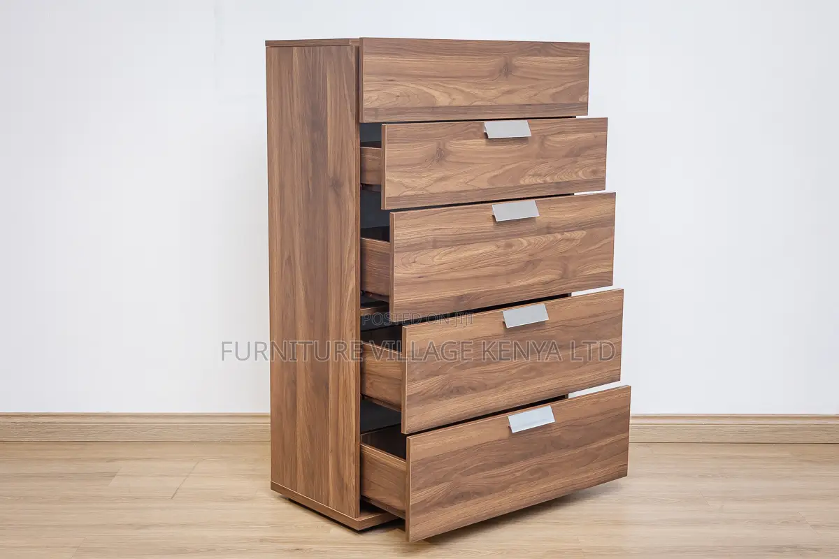 Storage Cabinets; 5-Drawer Home Living Chest of Drawers