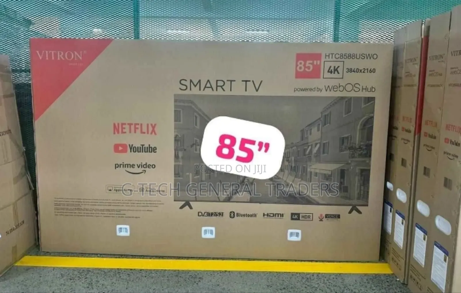 Vitron 85inch Webos Frameless Smart TV, Youtube, Netflix